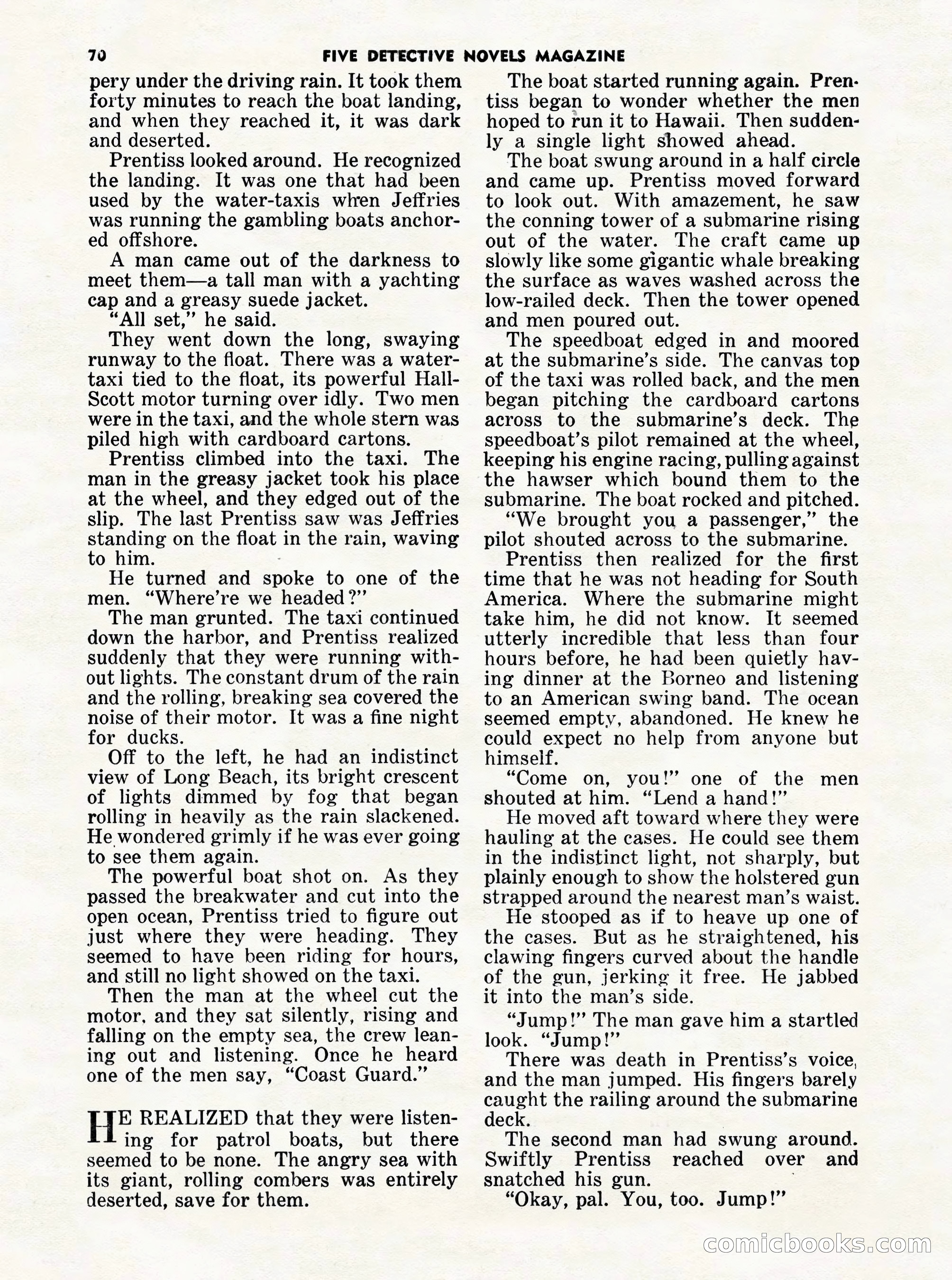 5 Detective Novels Magazine Cover — page 70 of 132