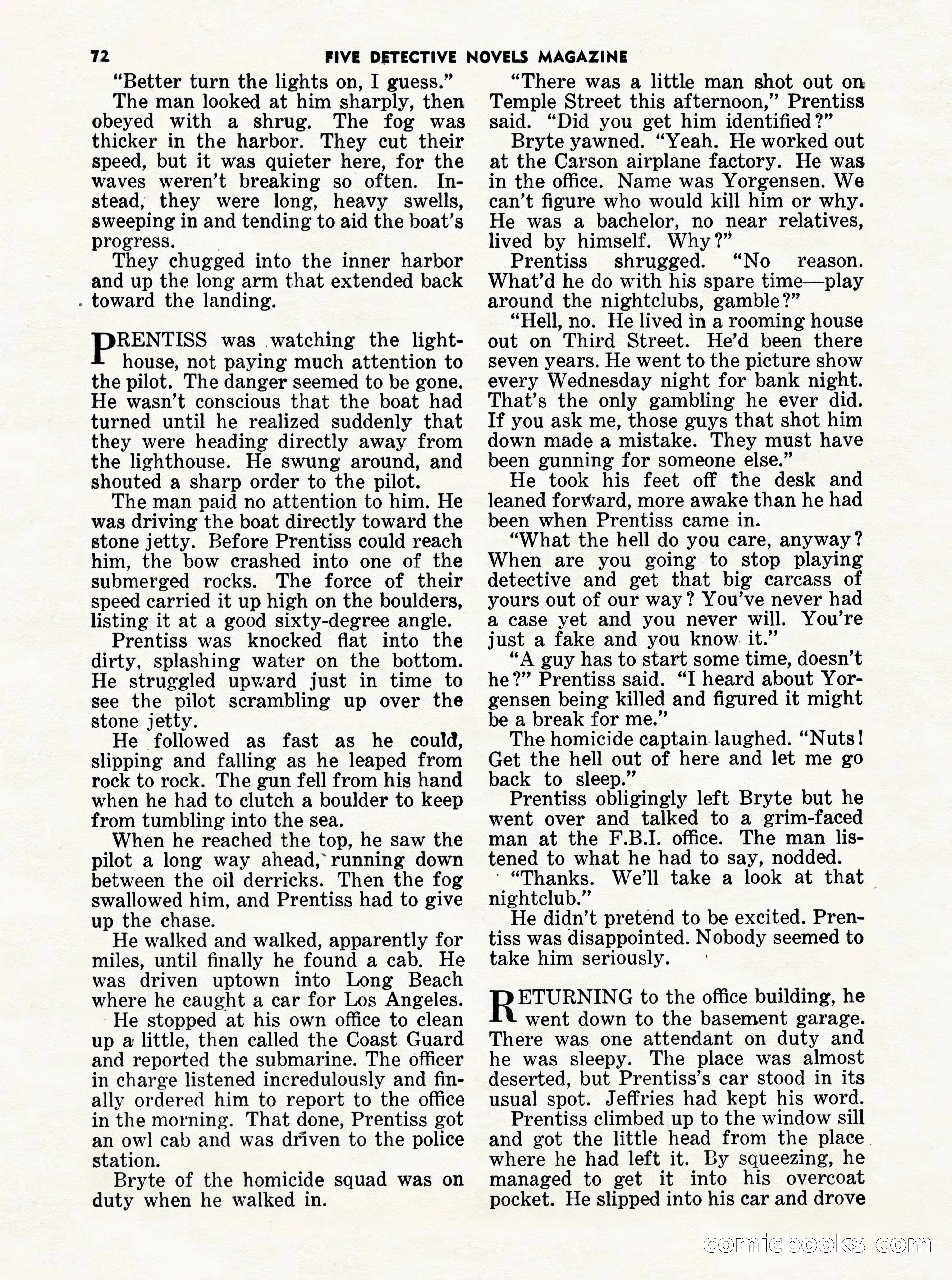 5 Detective Novels Magazine Cover — page 72 of 132