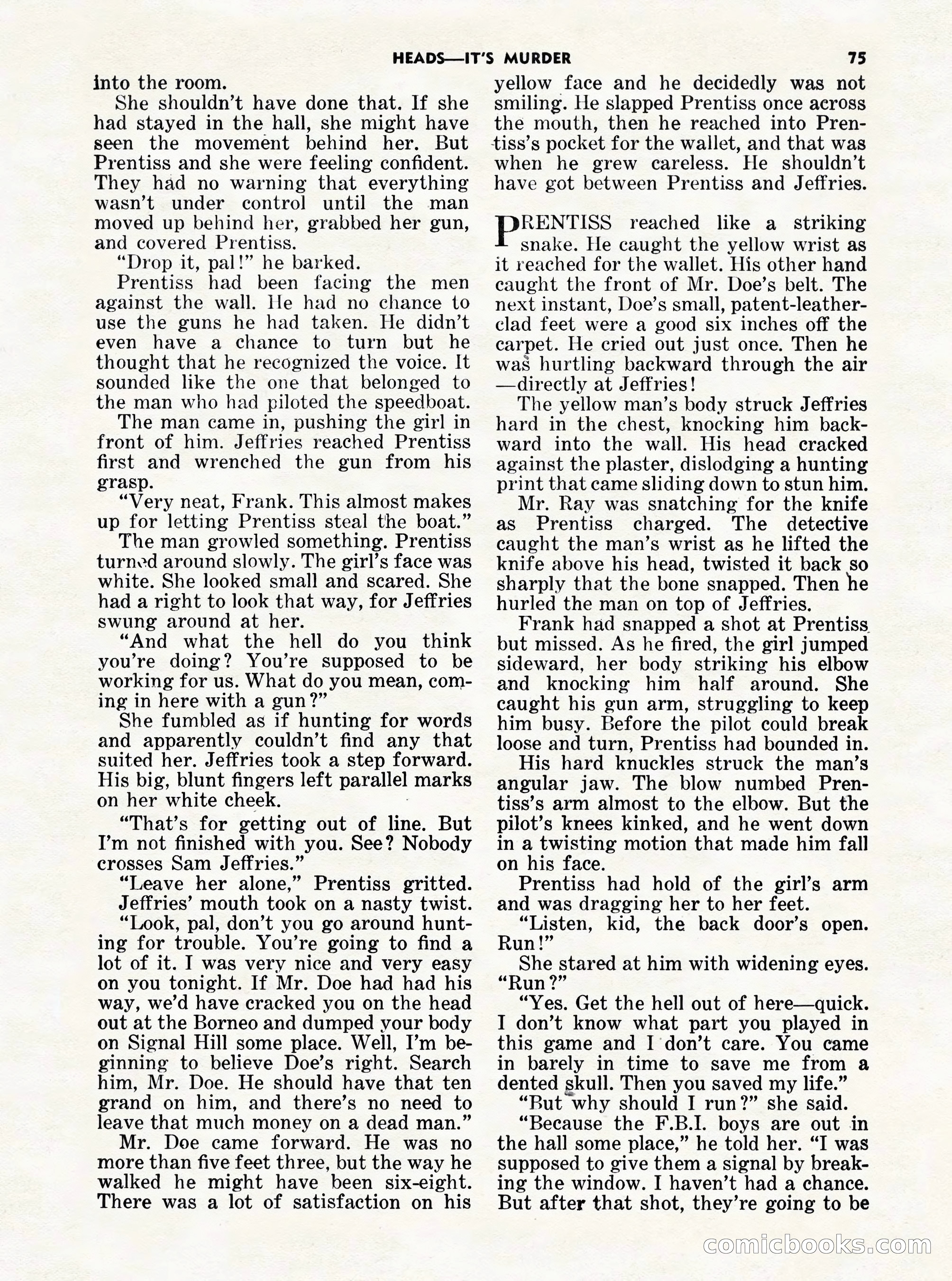 5 Detective Novels Magazine Cover — page 75 of 132
