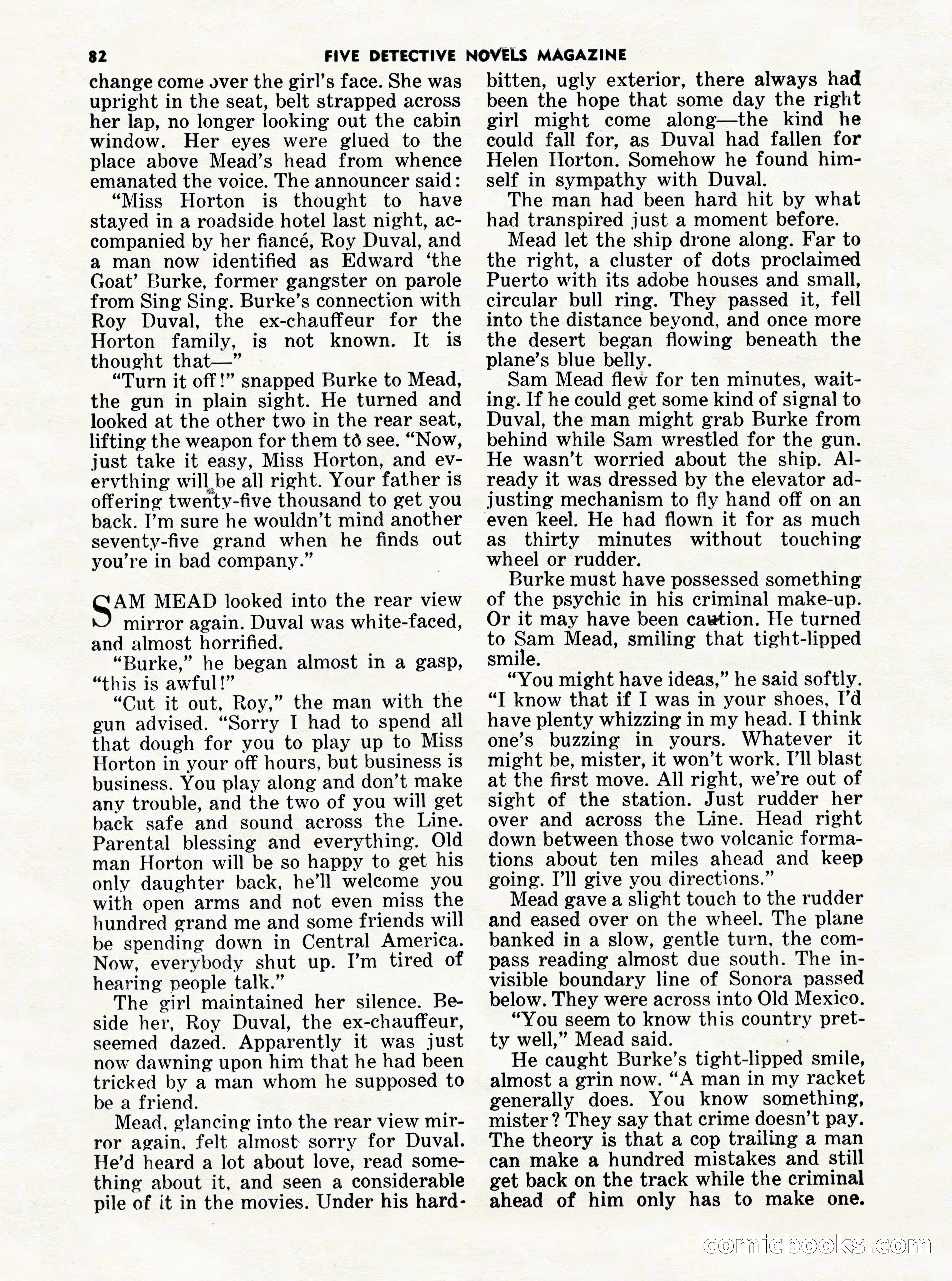 5 Detective Novels Magazine Cover — page 82 of 132