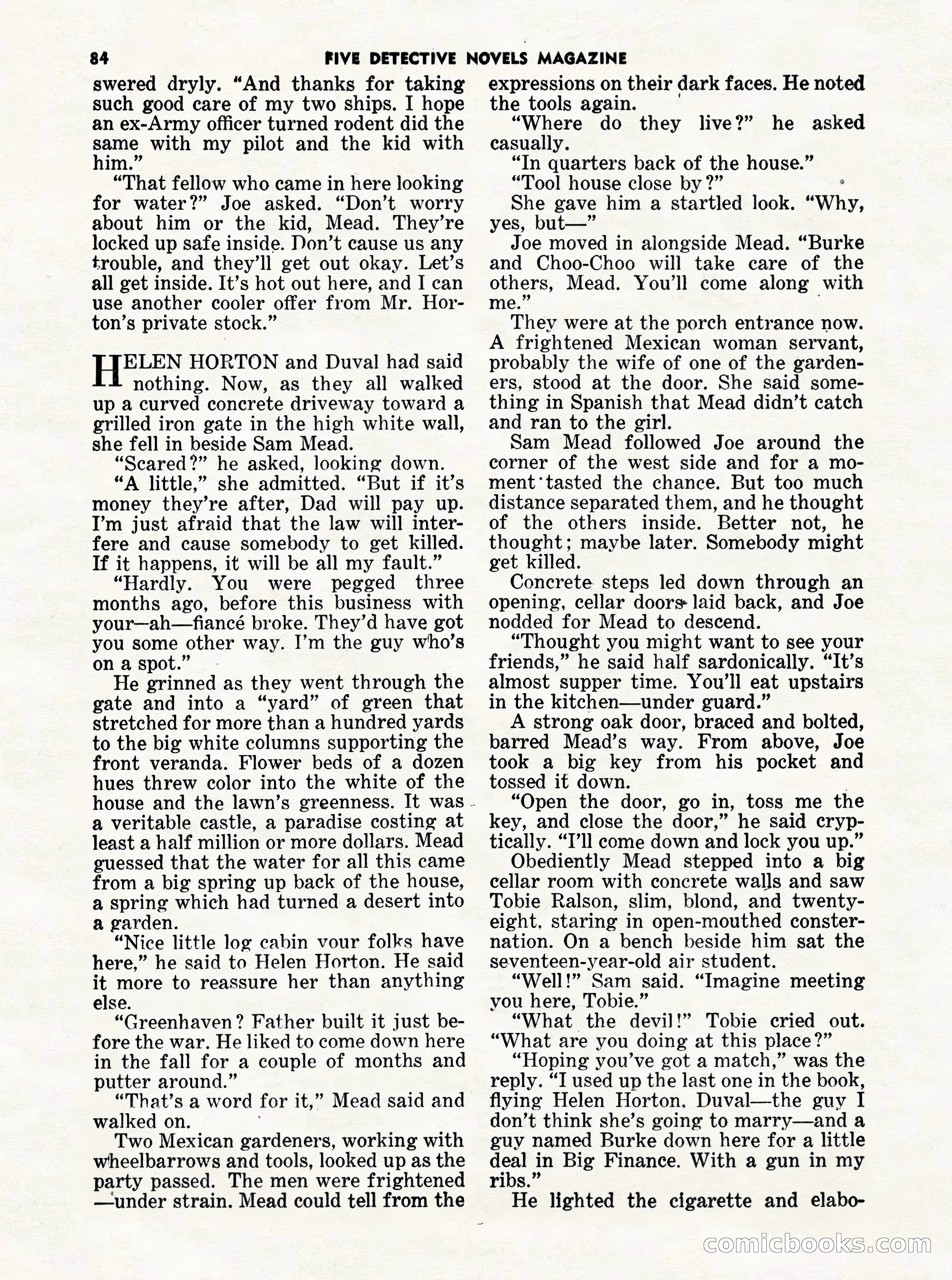 5 Detective Novels Magazine Cover — page 84 of 132