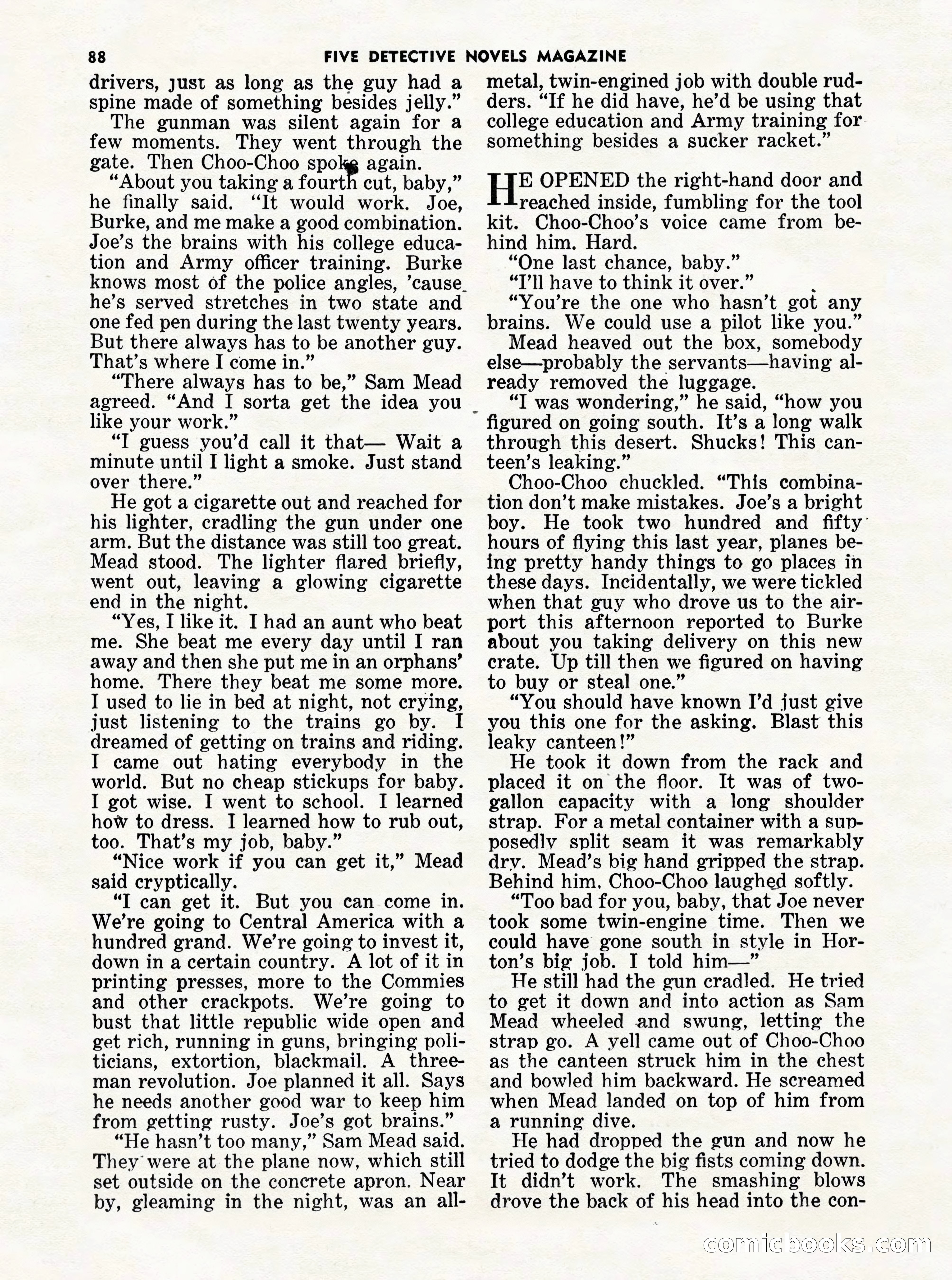 5 Detective Novels Magazine Cover — page 88 of 132