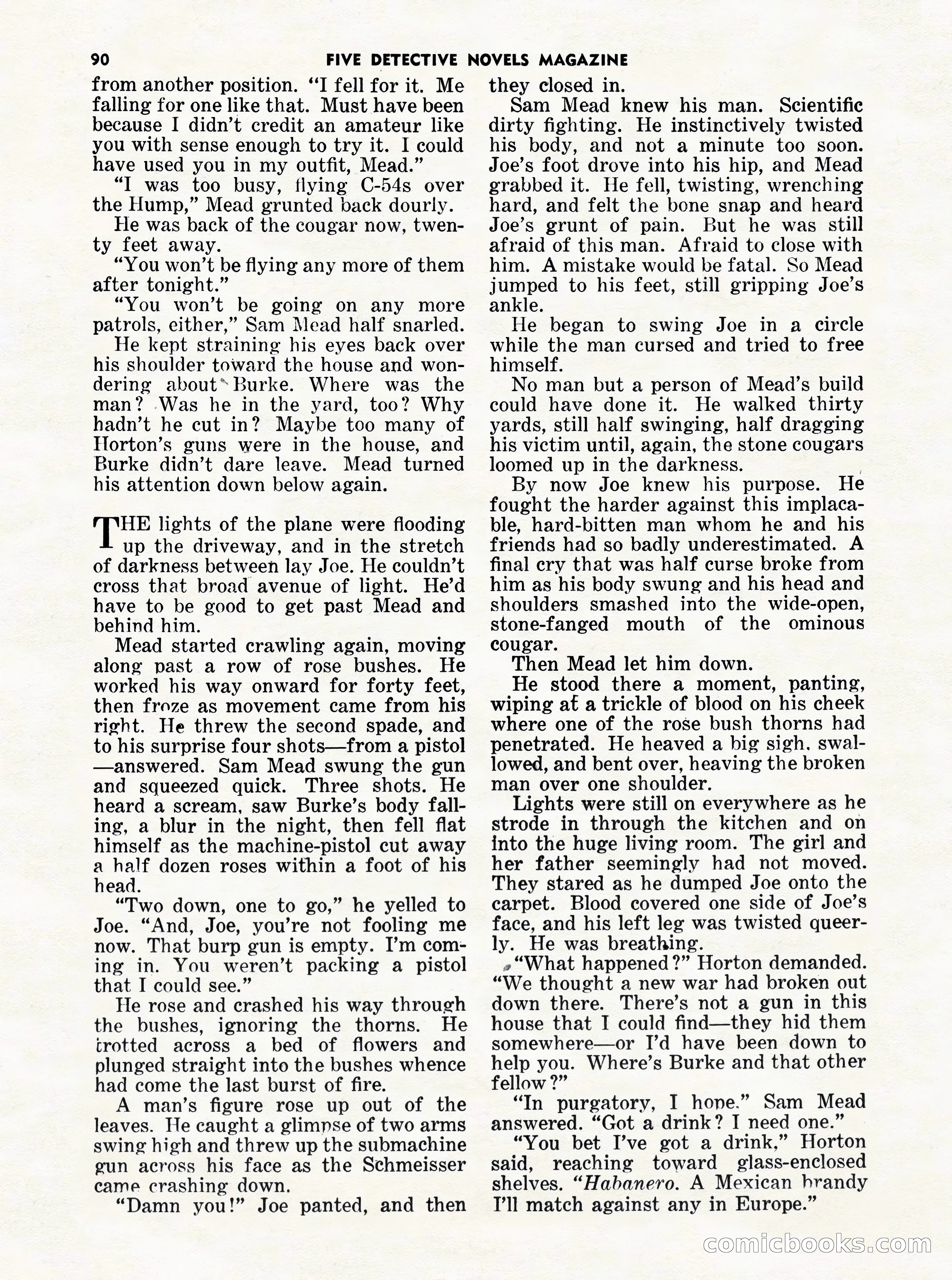 5 Detective Novels Magazine Cover — page 90 of 132