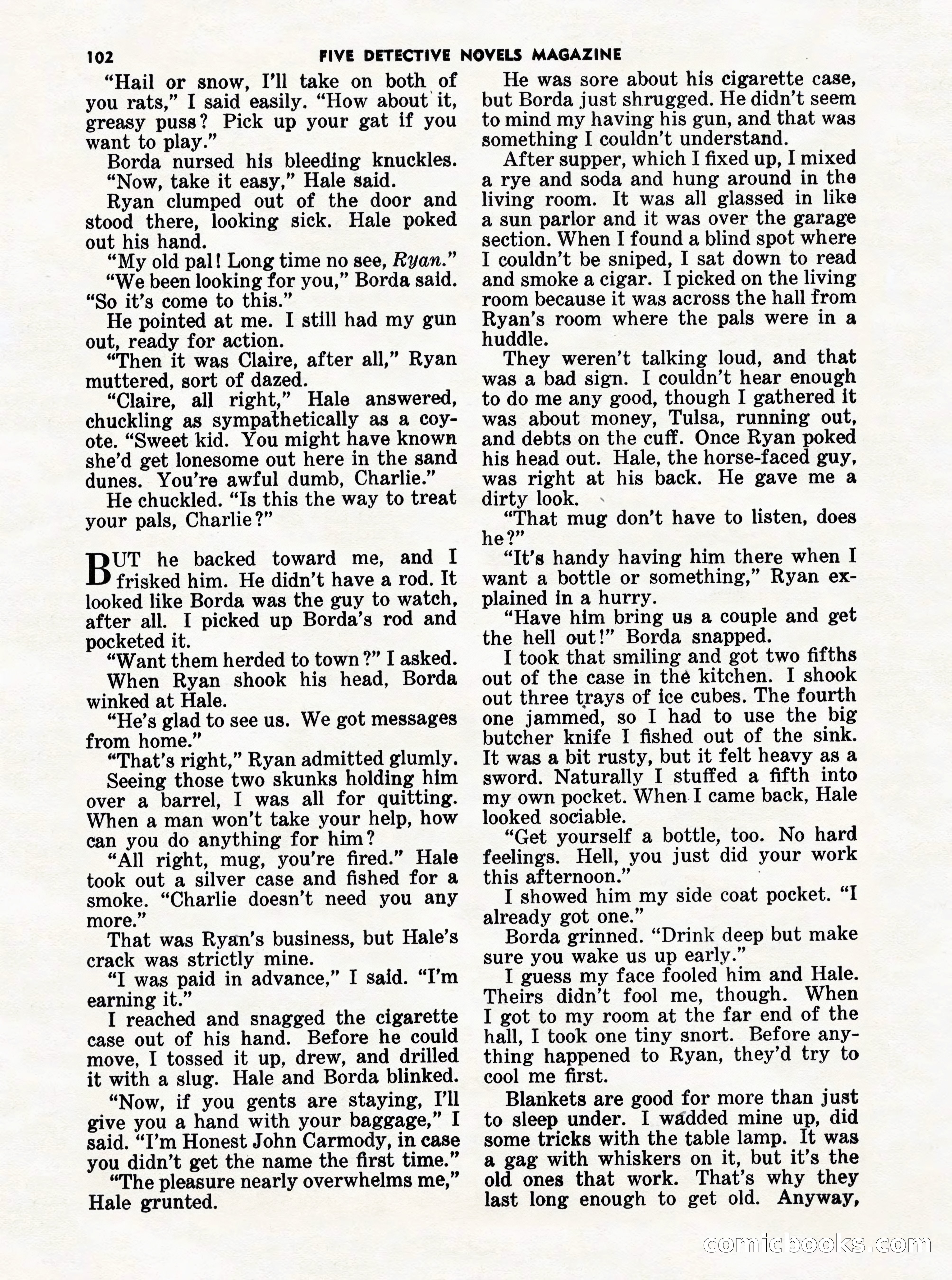 5 Detective Novels Magazine Cover — page 102 of 132