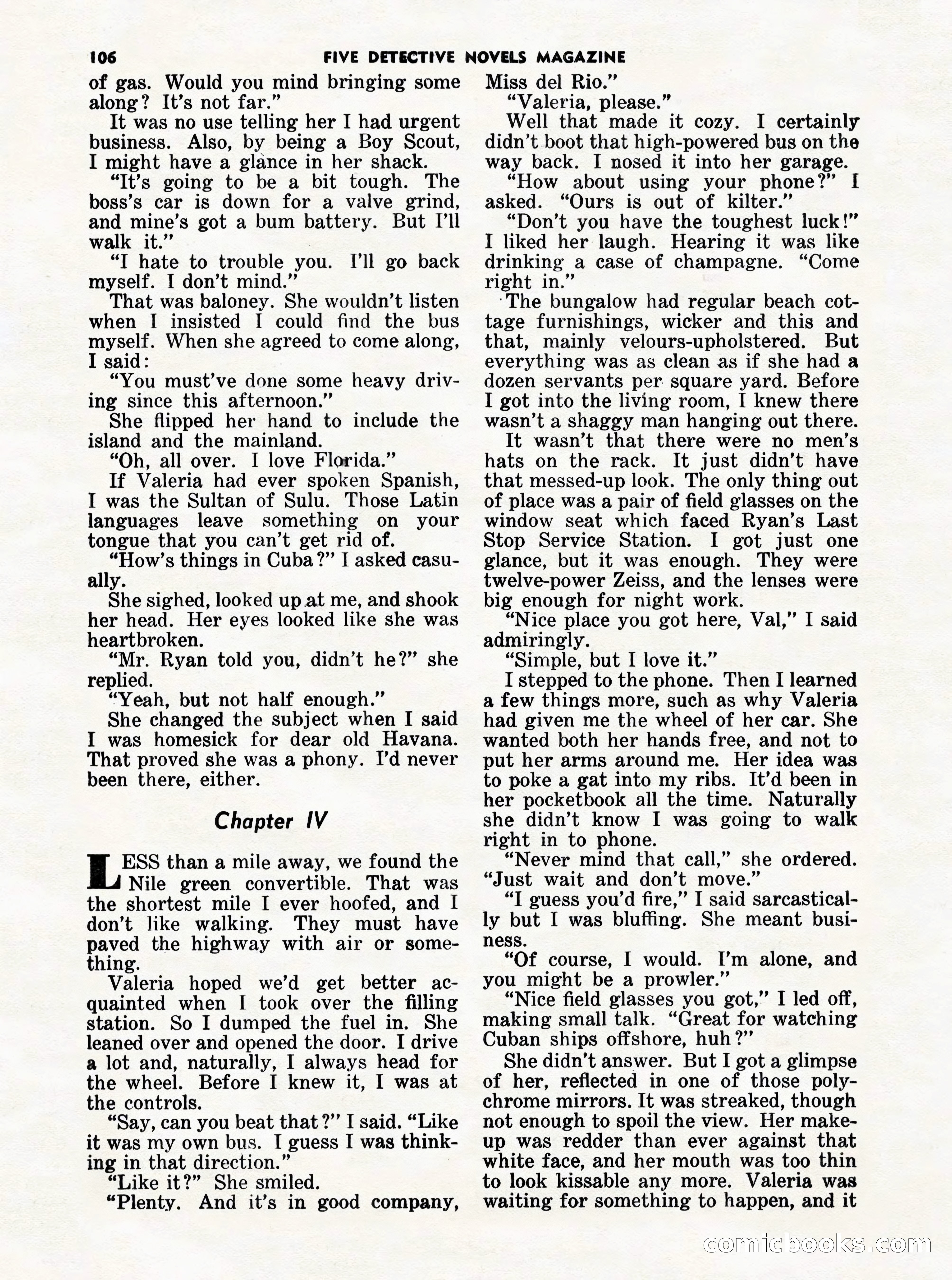 5 Detective Novels Magazine Cover — page 106 of 132