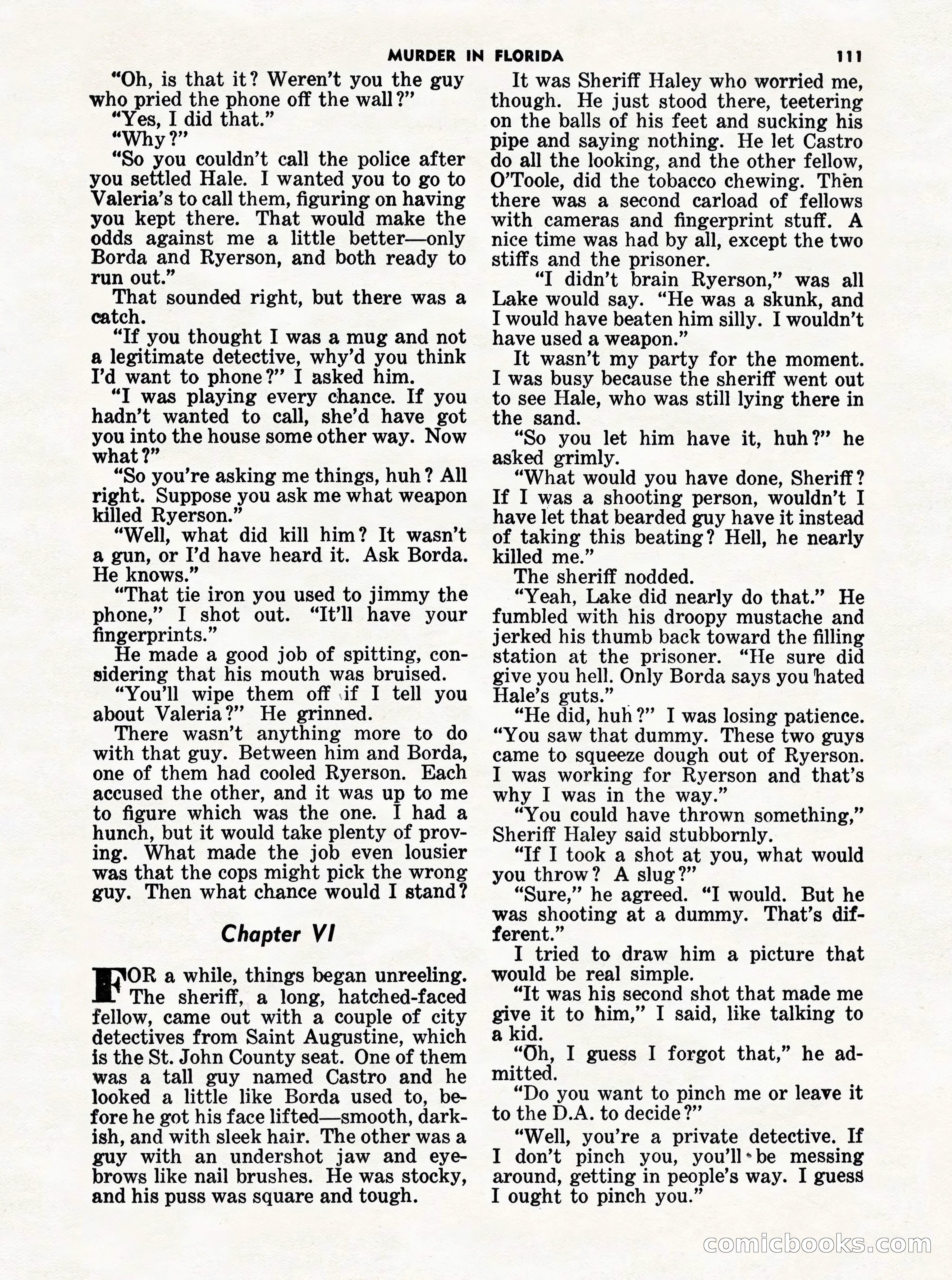 5 Detective Novels Magazine Cover — page 111 of 132