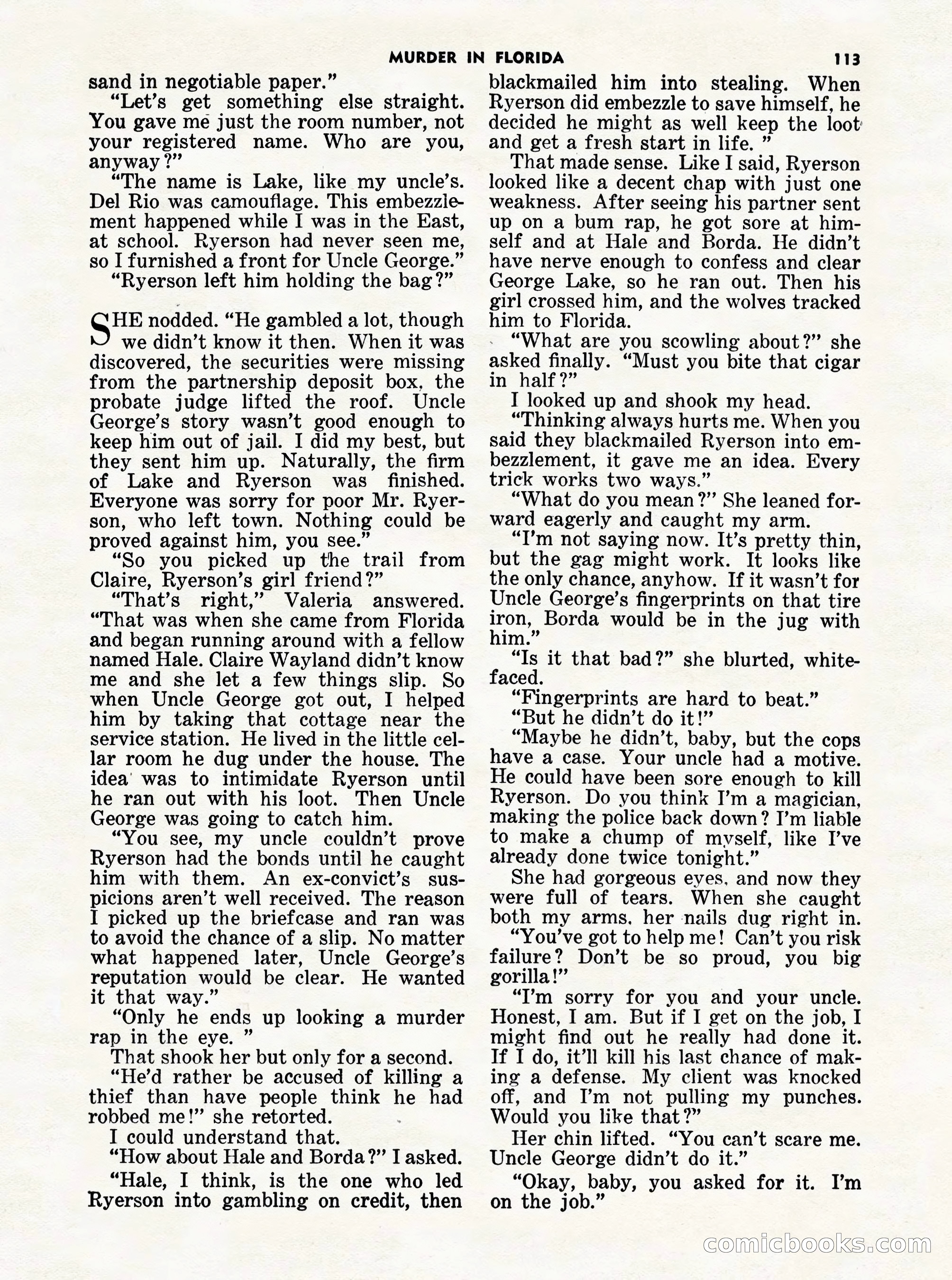 5 Detective Novels Magazine Cover — page 113 of 132