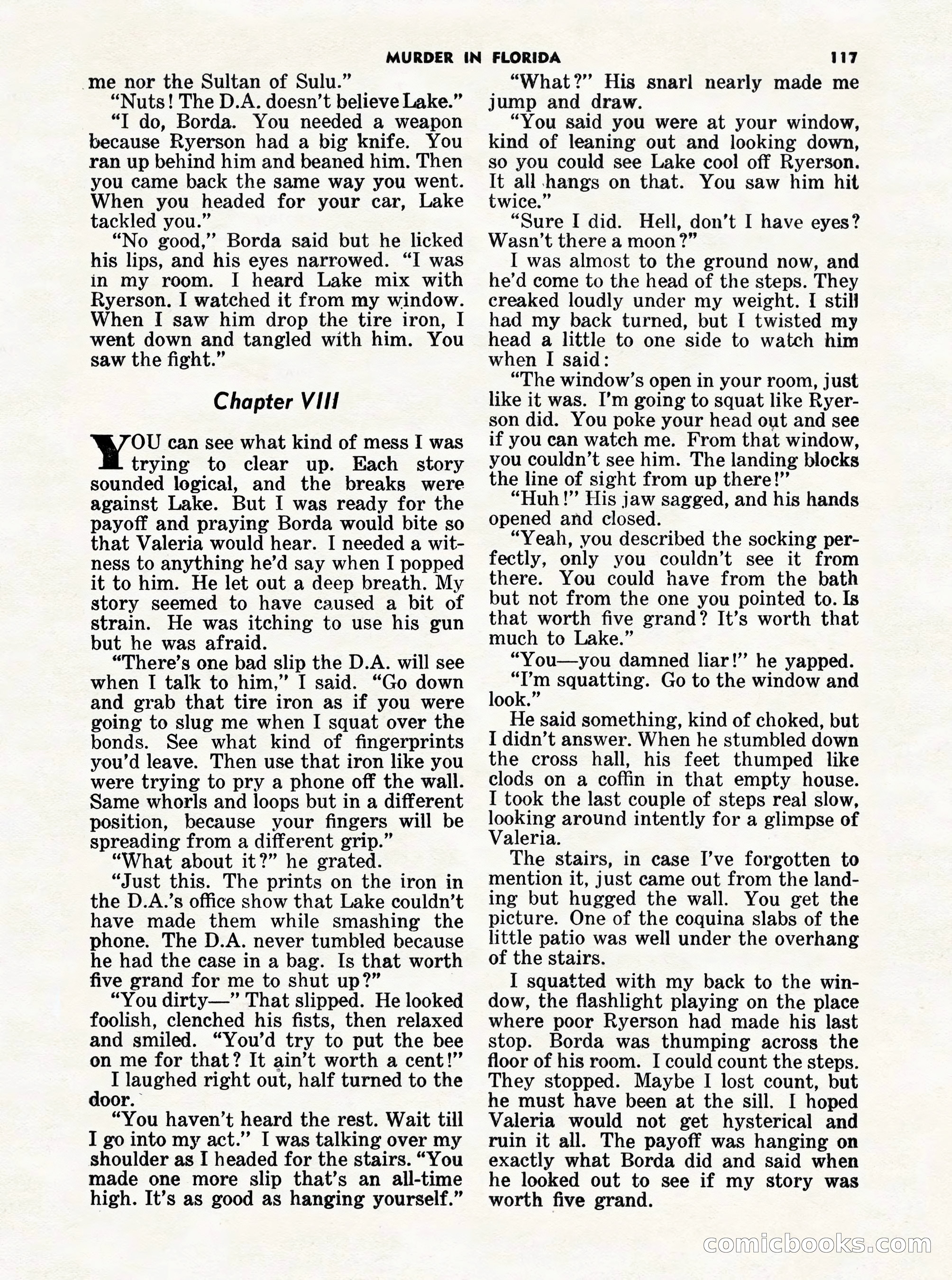 5 Detective Novels Magazine Cover — page 117 of 132