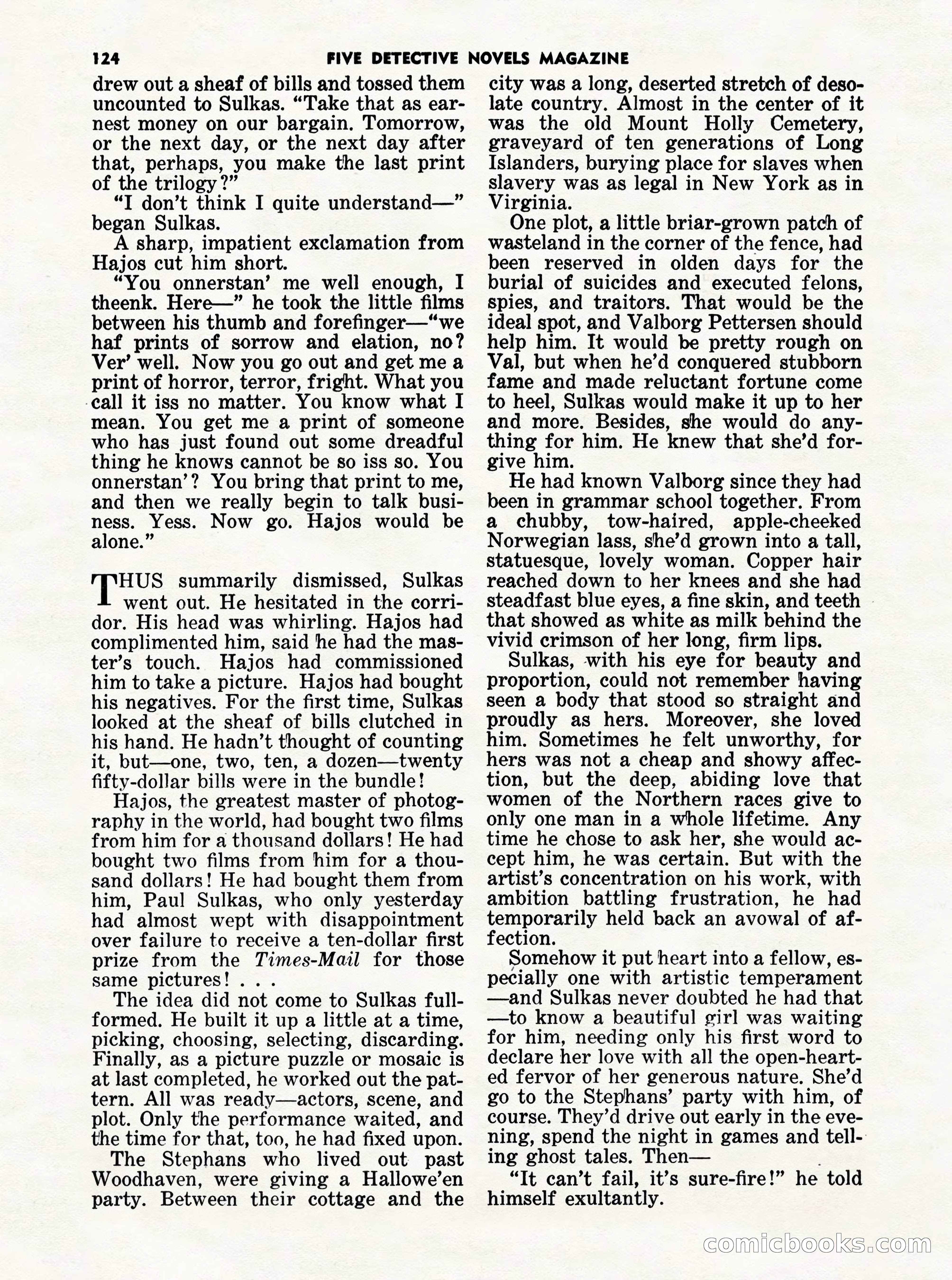5 Detective Novels Magazine Cover — page 124 of 132