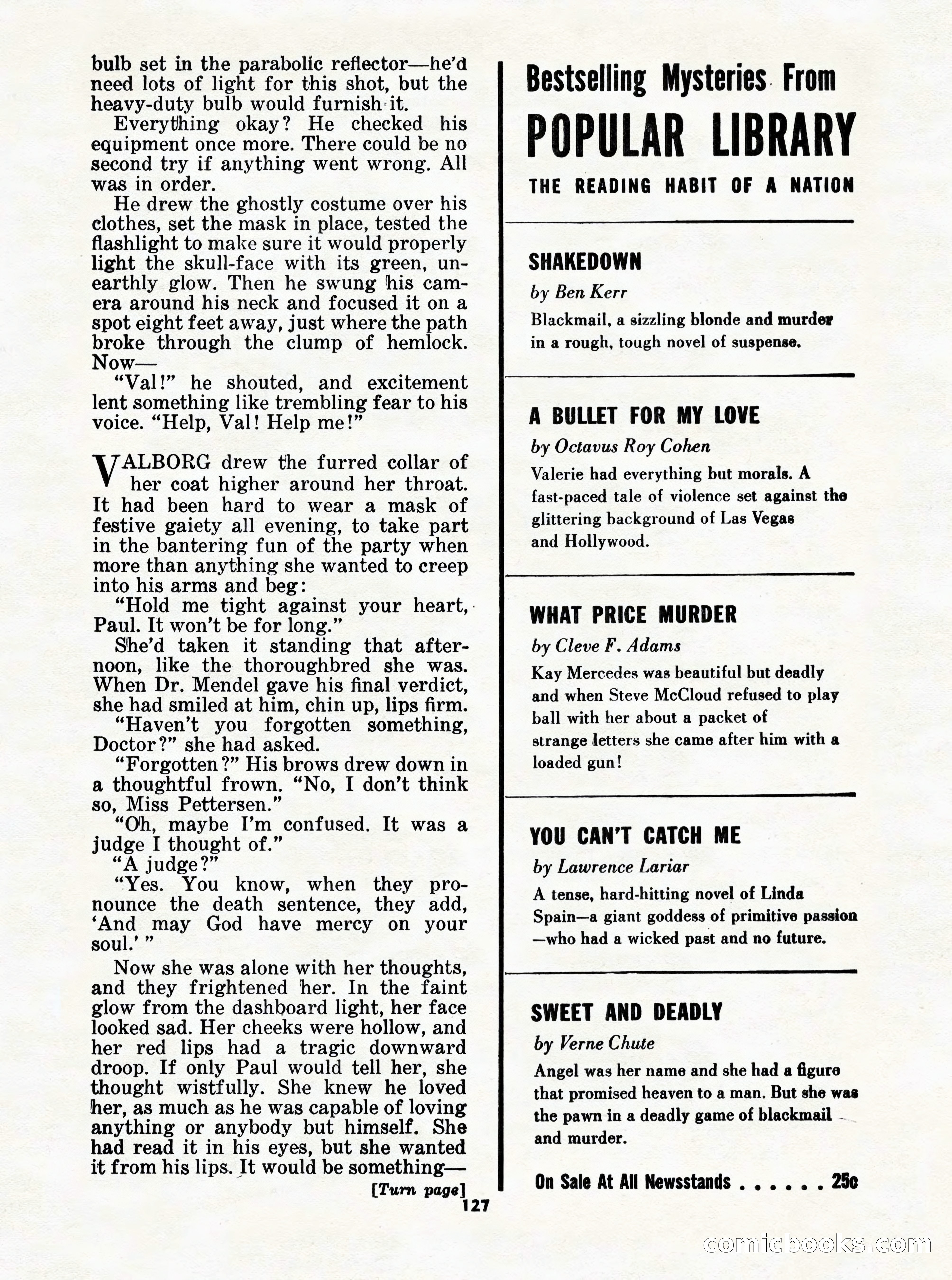 5 Detective Novels Magazine Cover — page 127 of 132