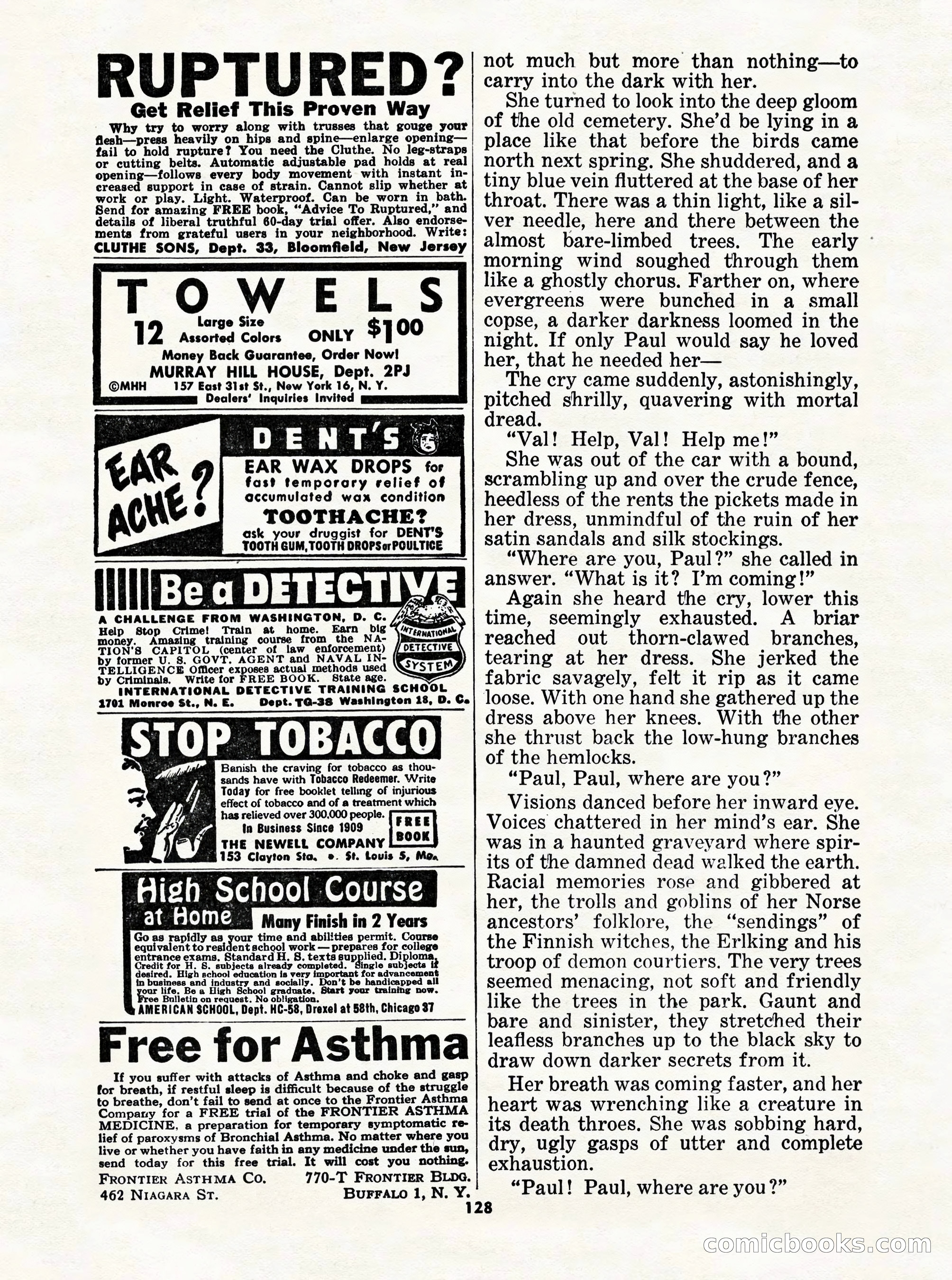 5 Detective Novels Magazine Cover — page 128 of 132