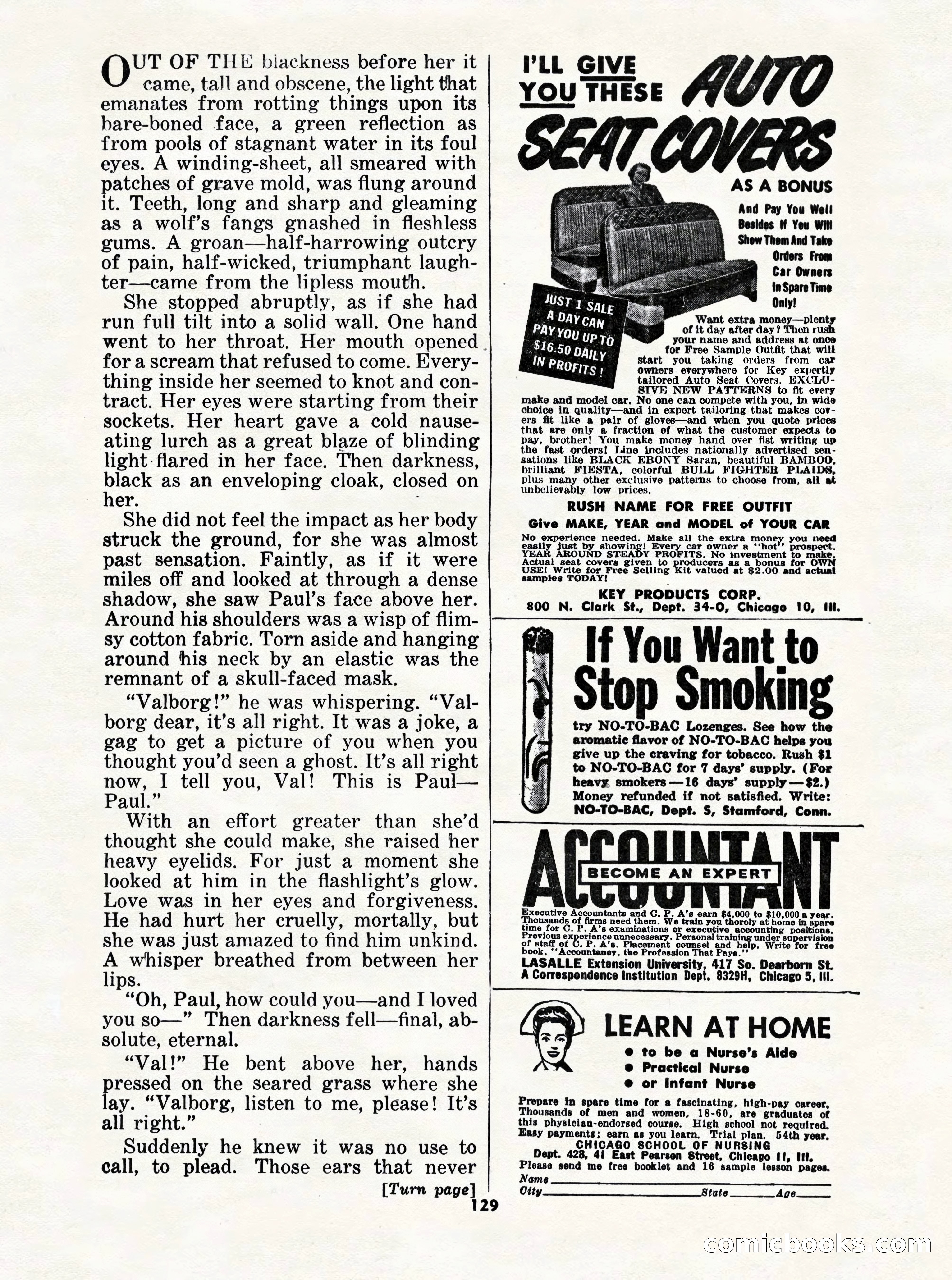 5 Detective Novels Magazine Cover — page 129 of 132