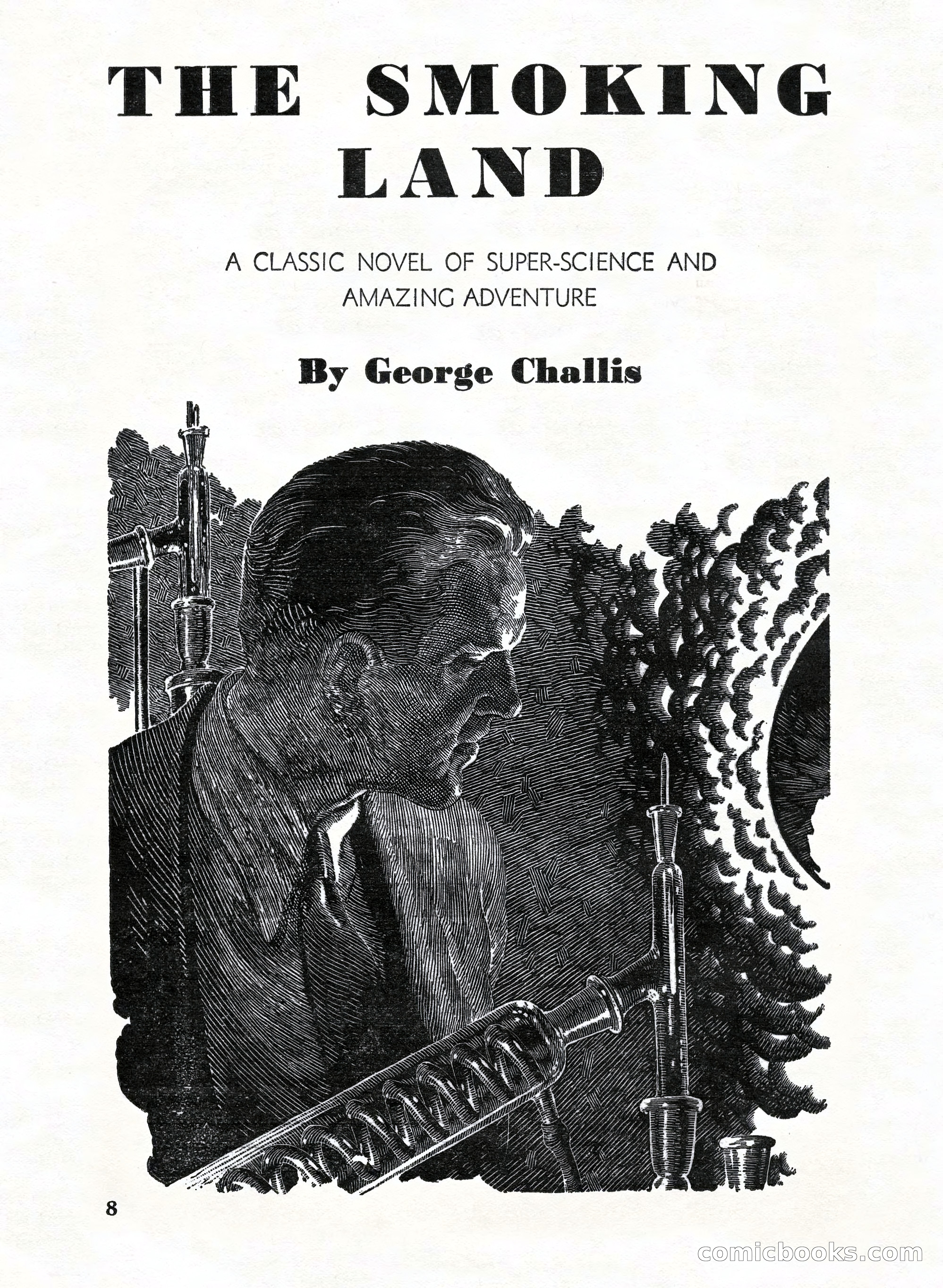 A. Merritt's Fantasy Magazine, February 1950 — page 8 of 132