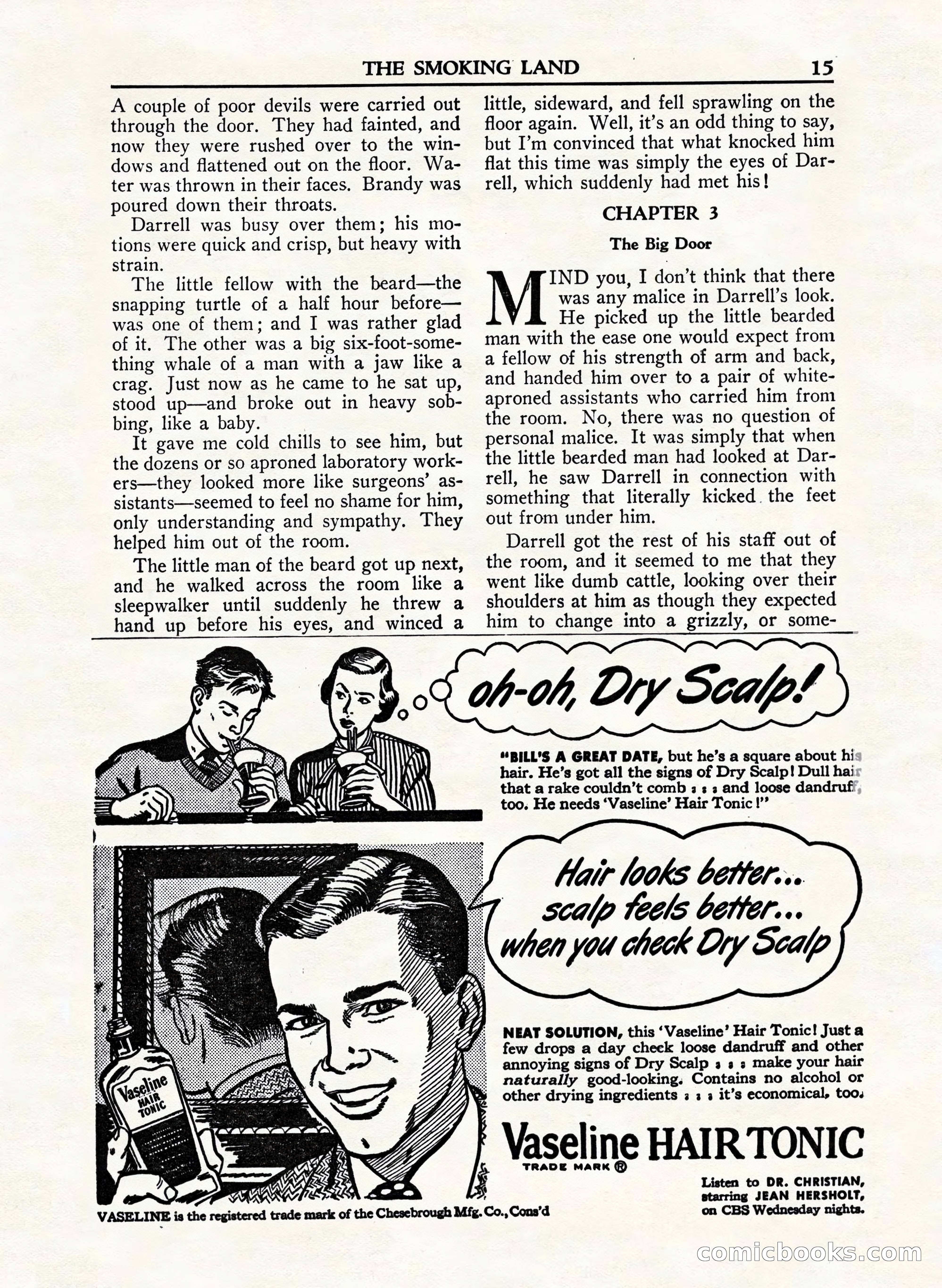 A. Merritt's Fantasy Magazine, February 1950 — page 15 of 132
