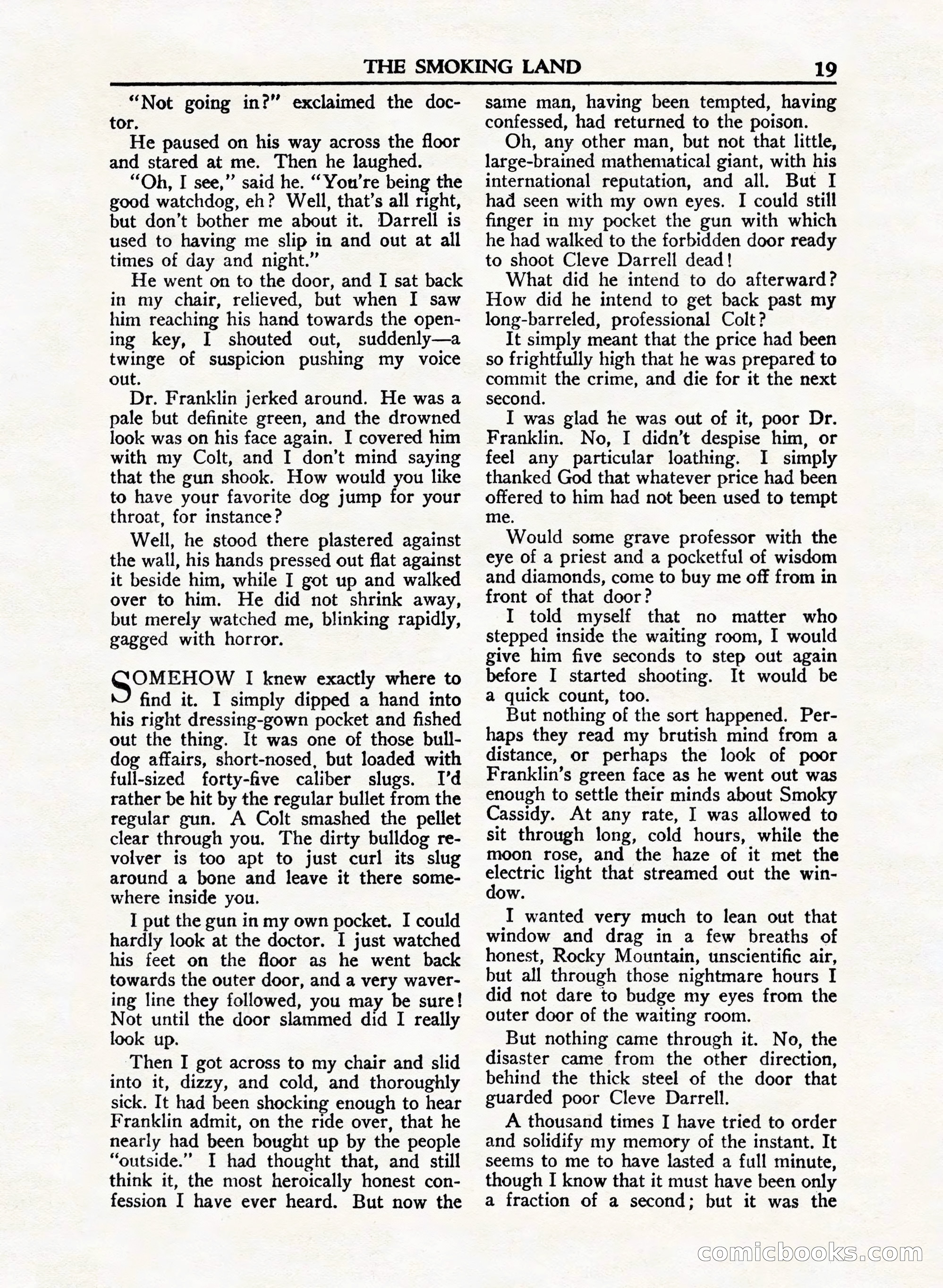 A. Merritt's Fantasy Magazine, February 1950 — page 19 of 132