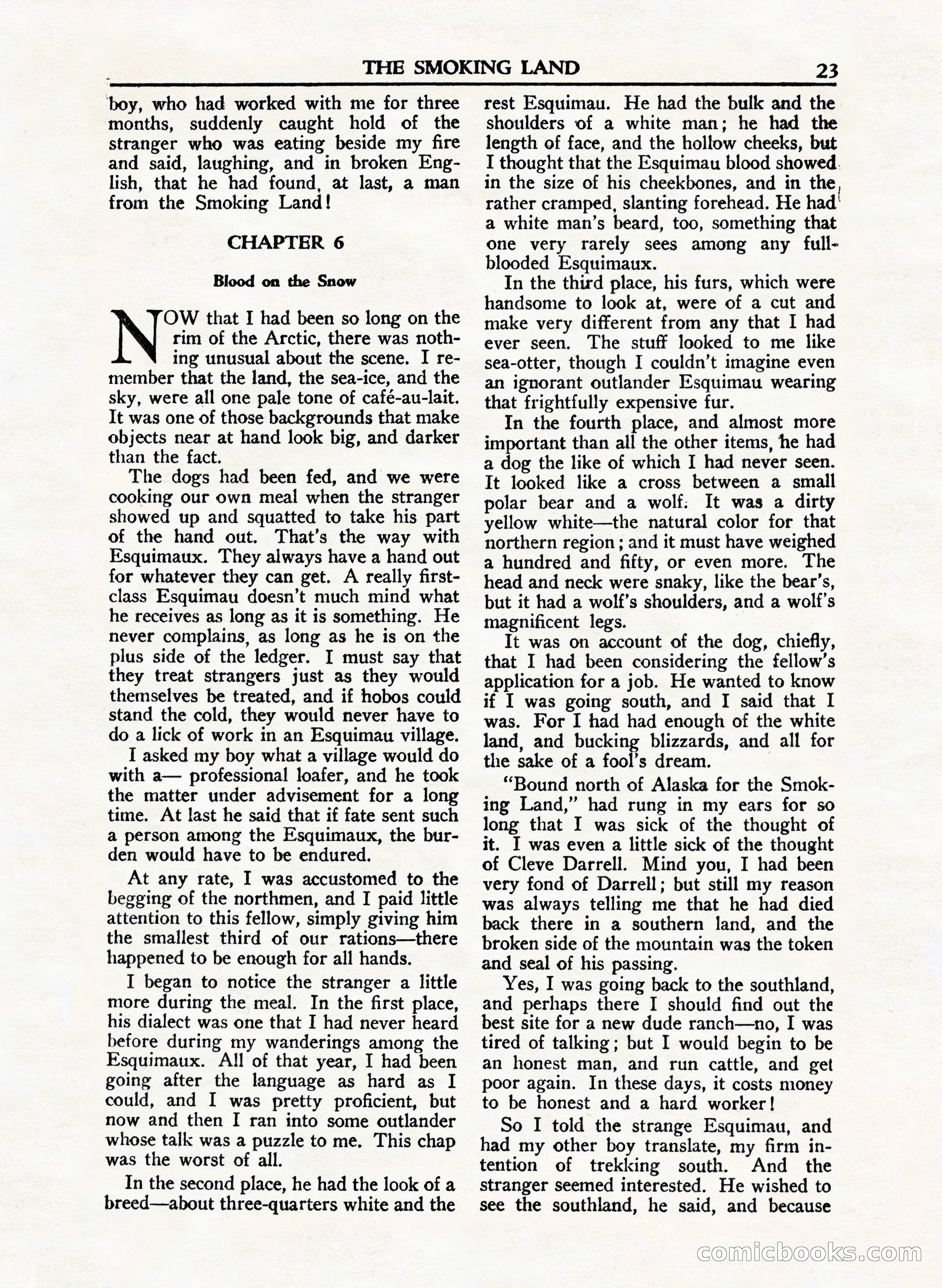 A. Merritt's Fantasy Magazine, February 1950 — page 23 of 132