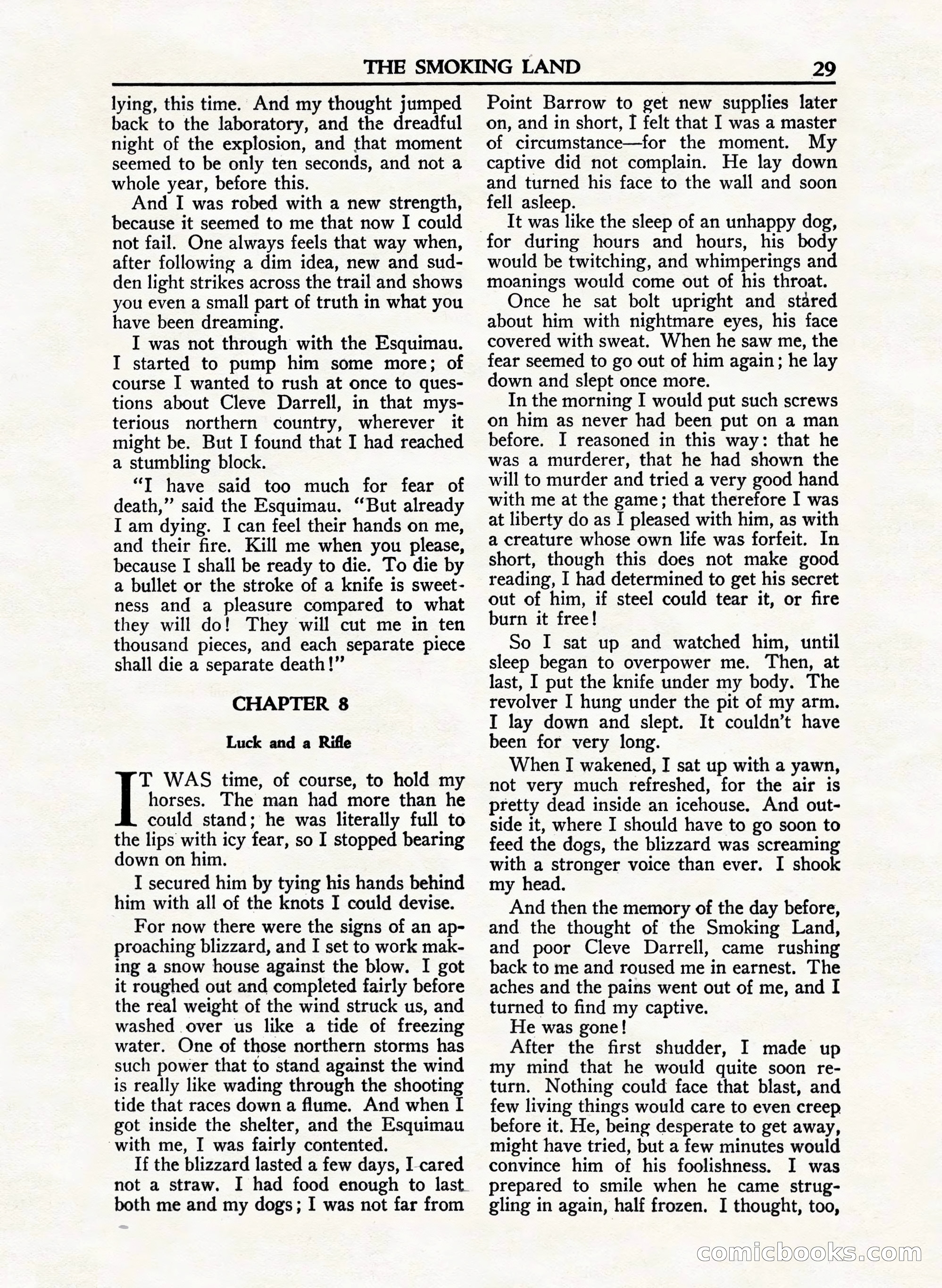A. Merritt's Fantasy Magazine, February 1950 — page 29 of 132