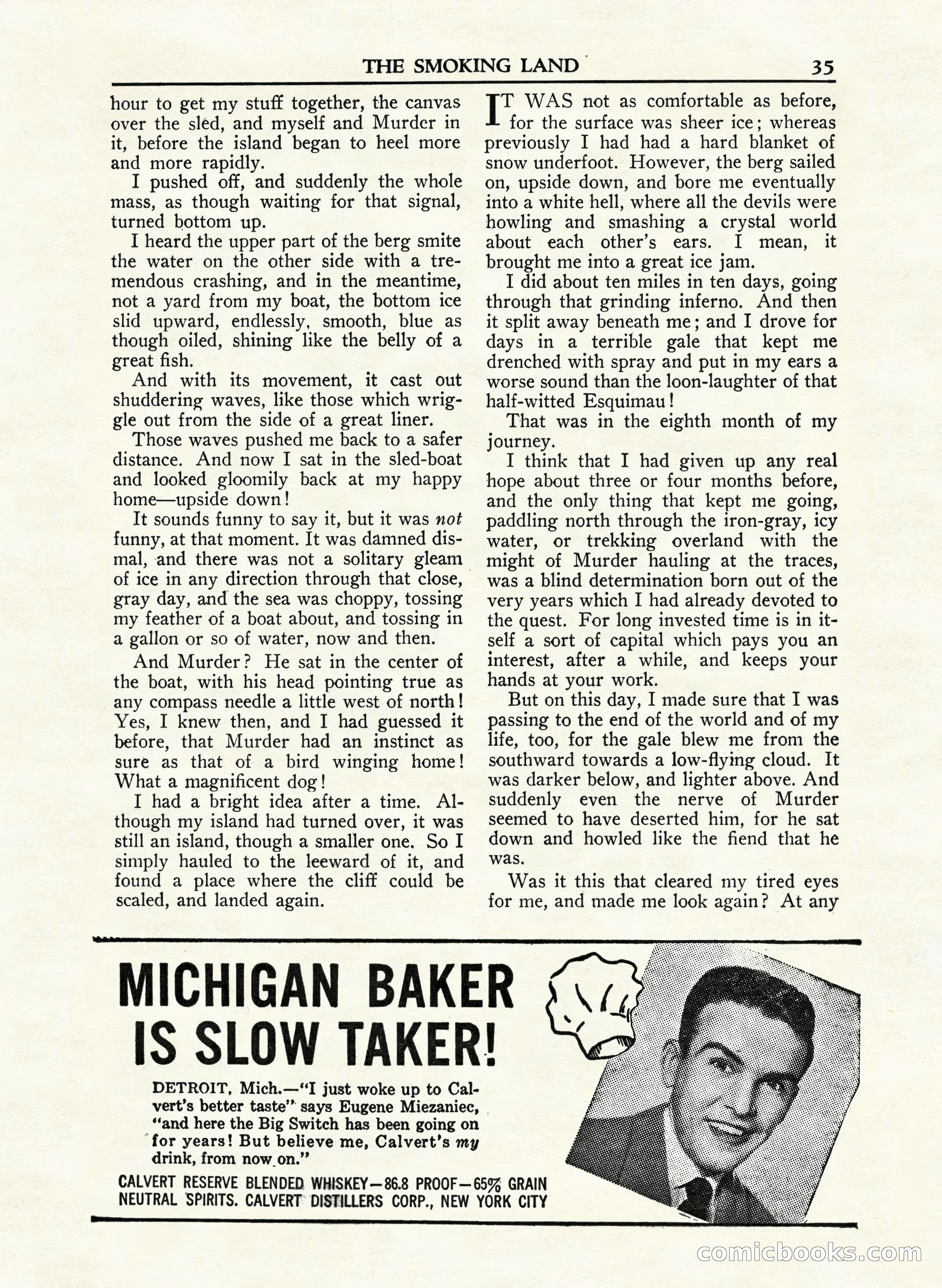 A. Merritt's Fantasy Magazine, February 1950 — page 35 of 132