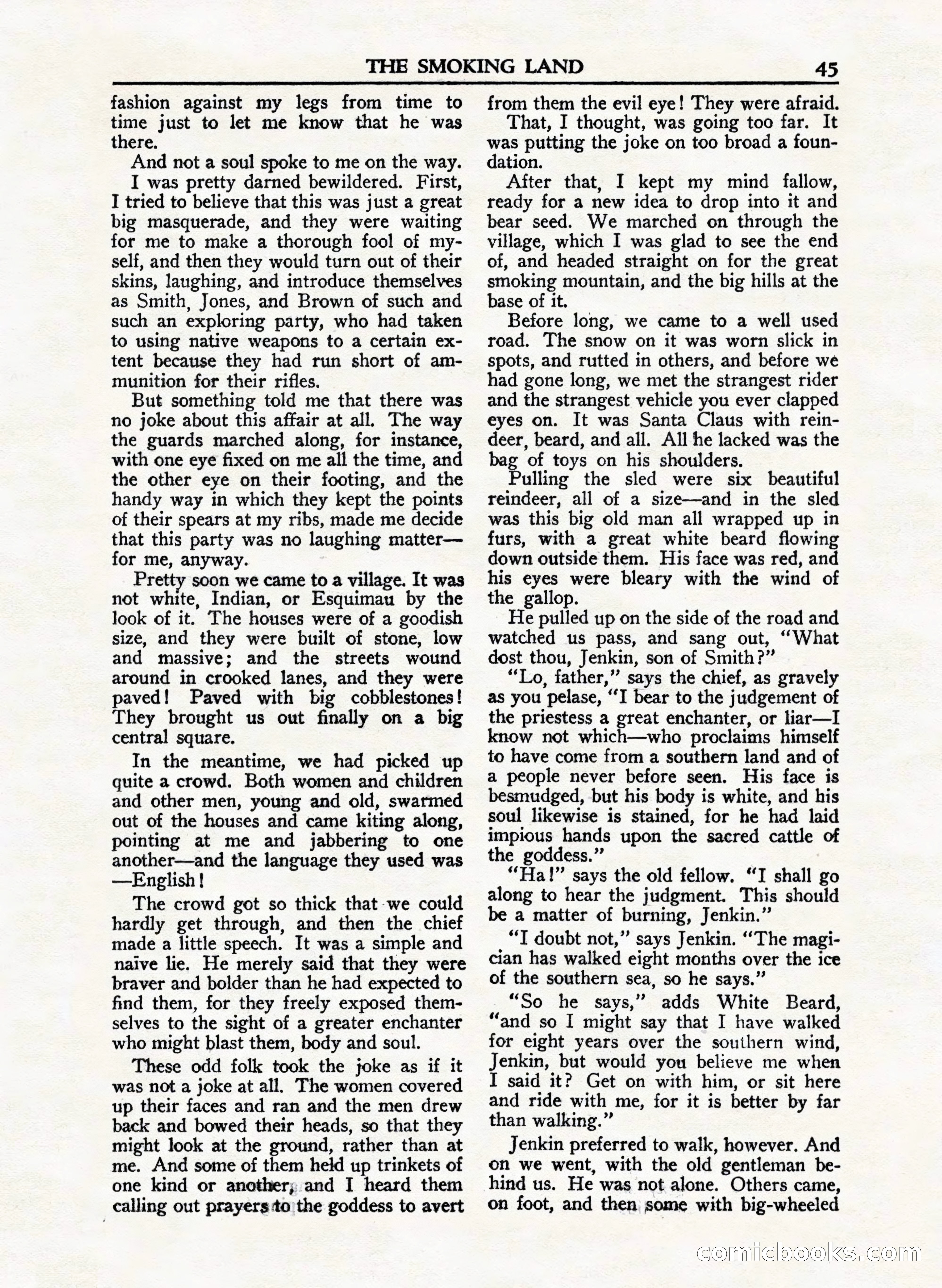 A. Merritt's Fantasy Magazine, February 1950 — page 45 of 132