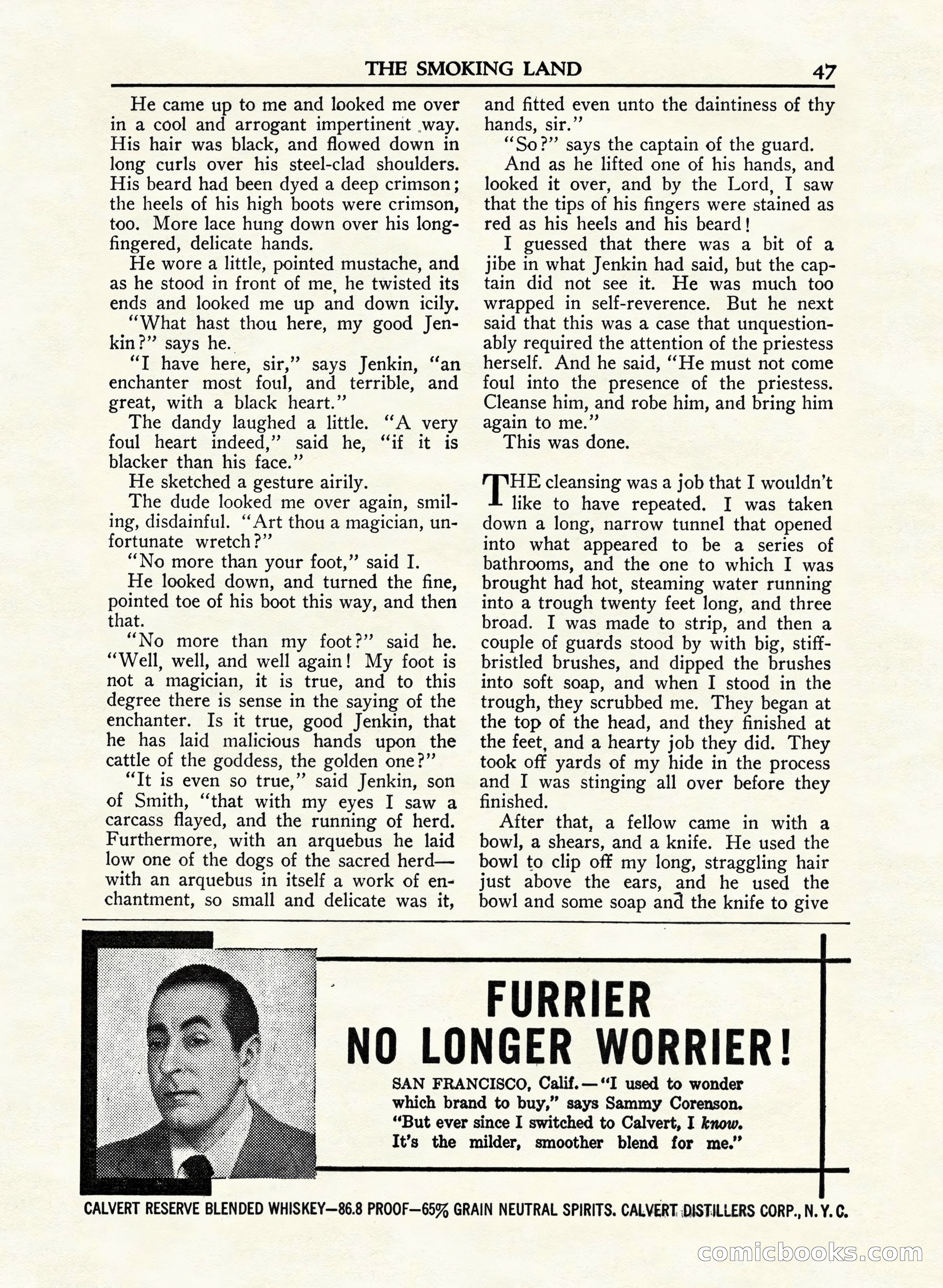 A. Merritt's Fantasy Magazine, February 1950 — page 47 of 132