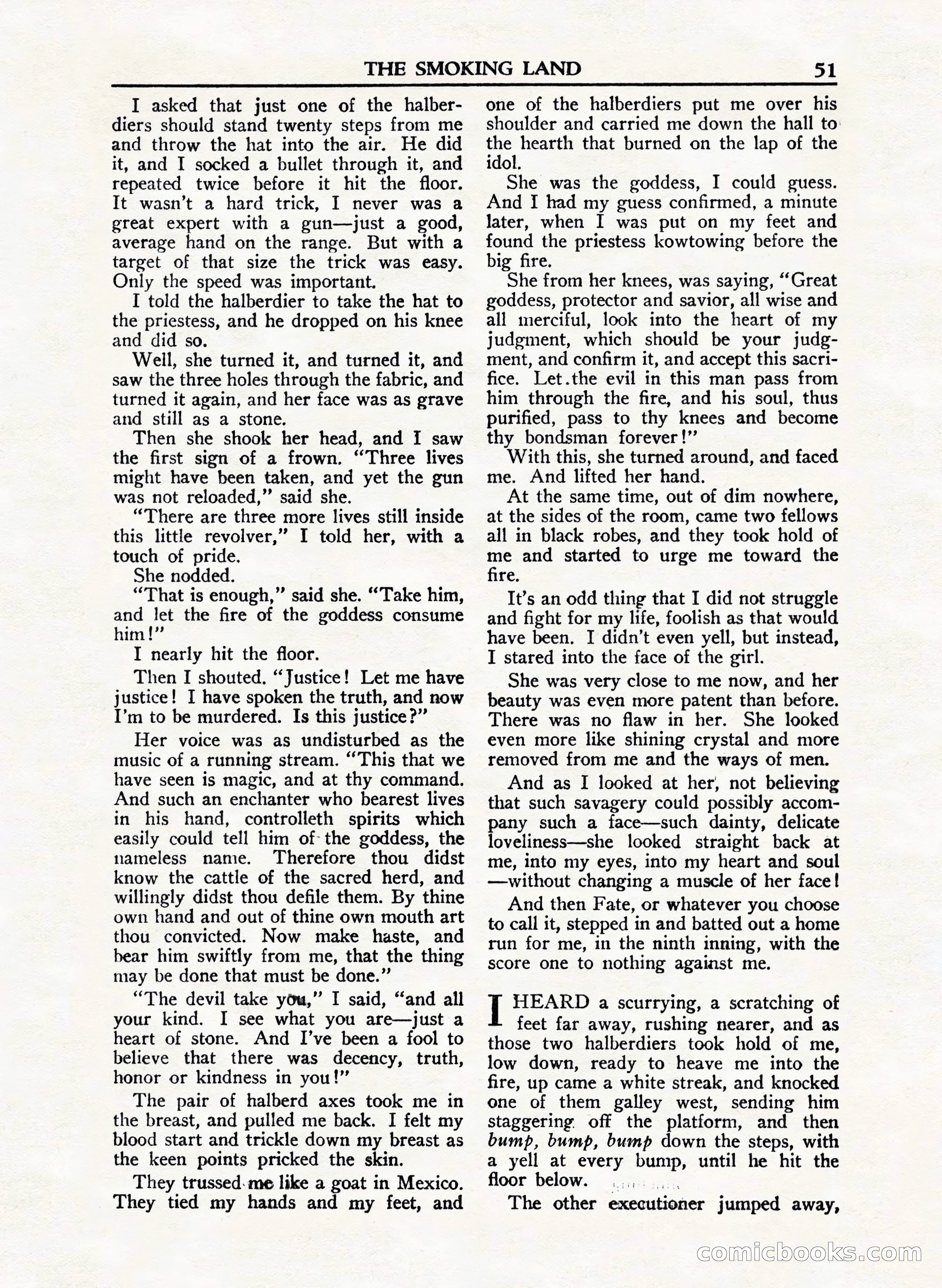 A. Merritt's Fantasy Magazine, February 1950 — page 51 of 132