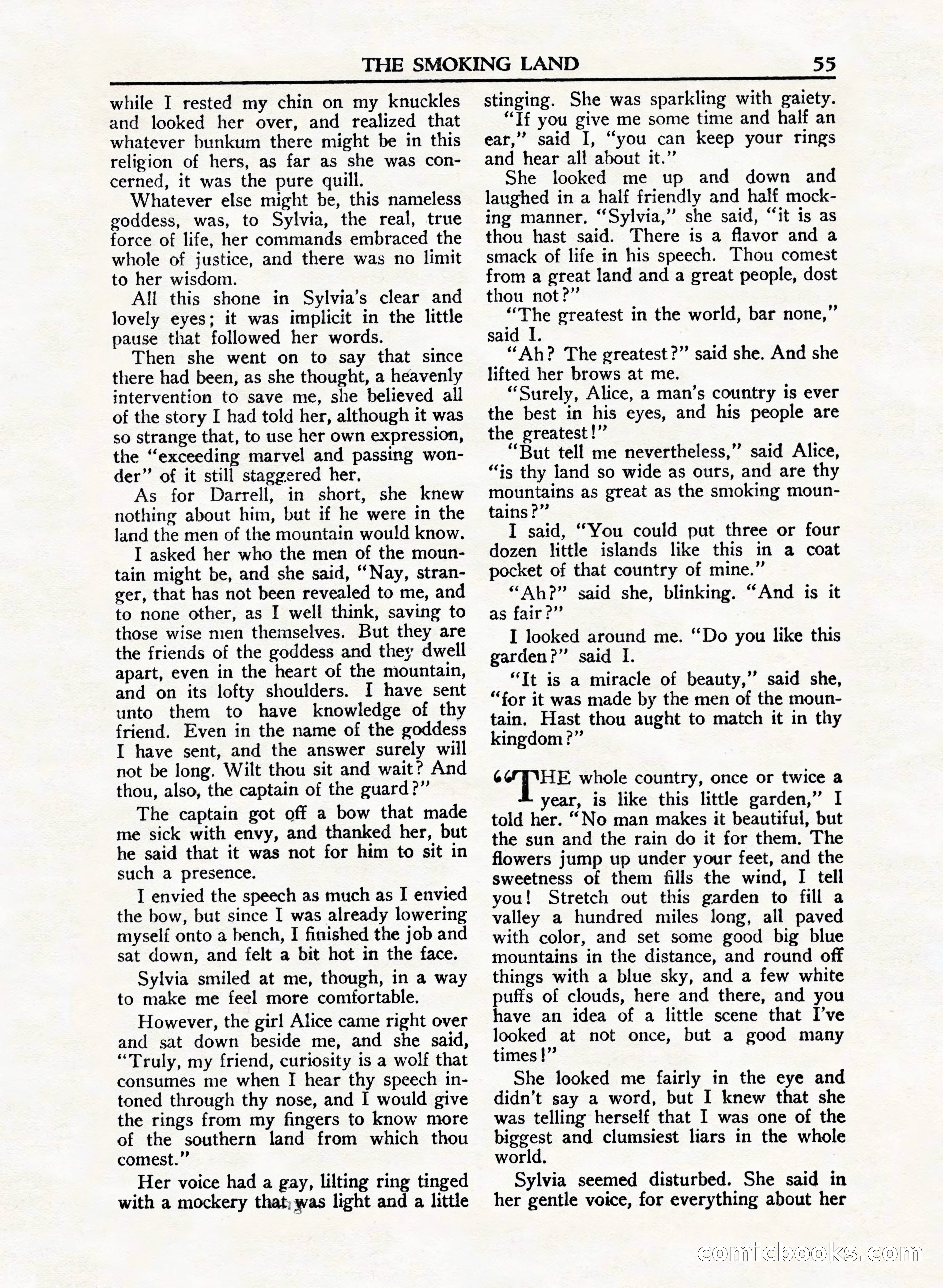 A. Merritt's Fantasy Magazine, February 1950 — page 55 of 132