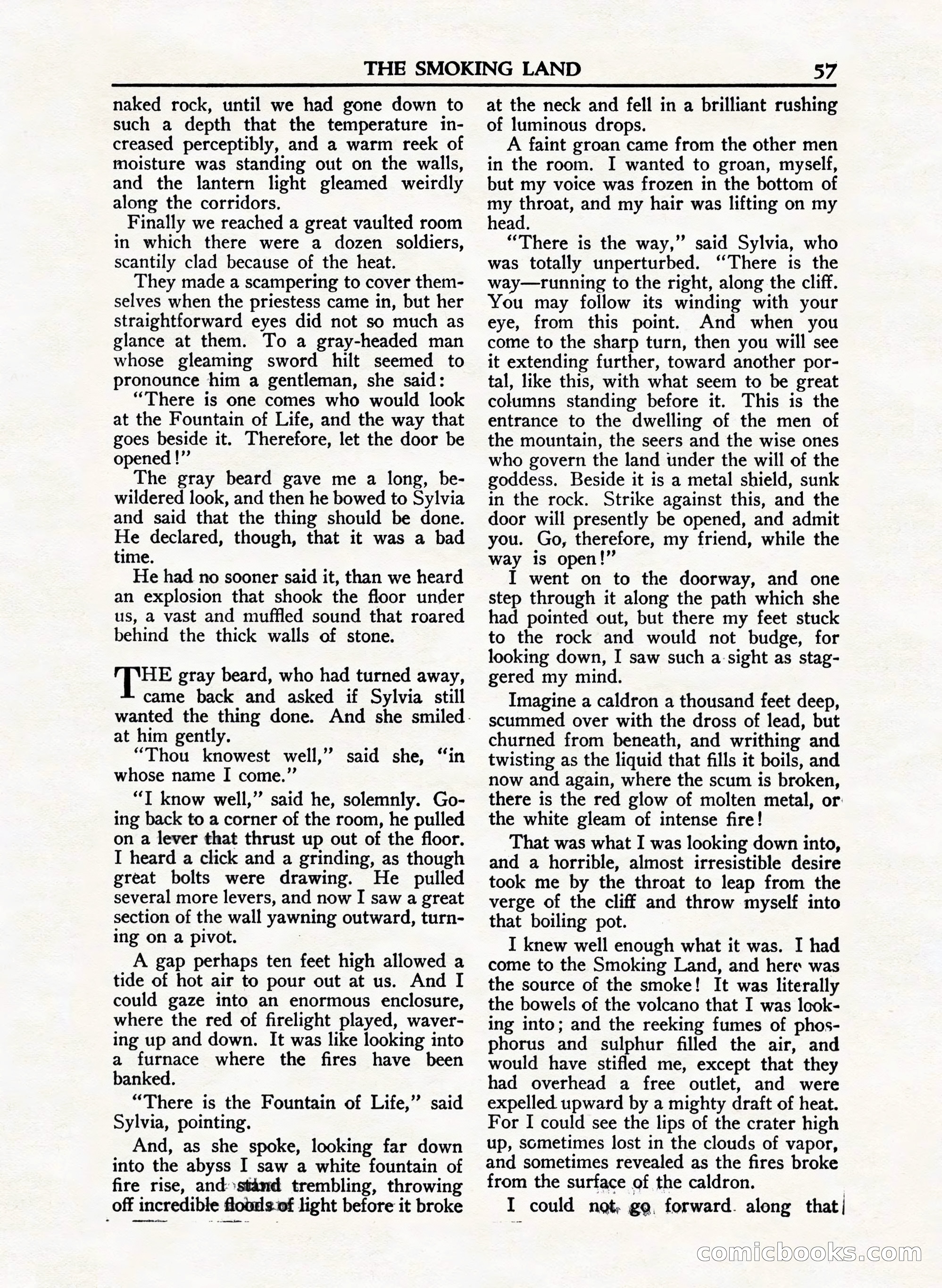 A. Merritt's Fantasy Magazine, February 1950 — page 57 of 132