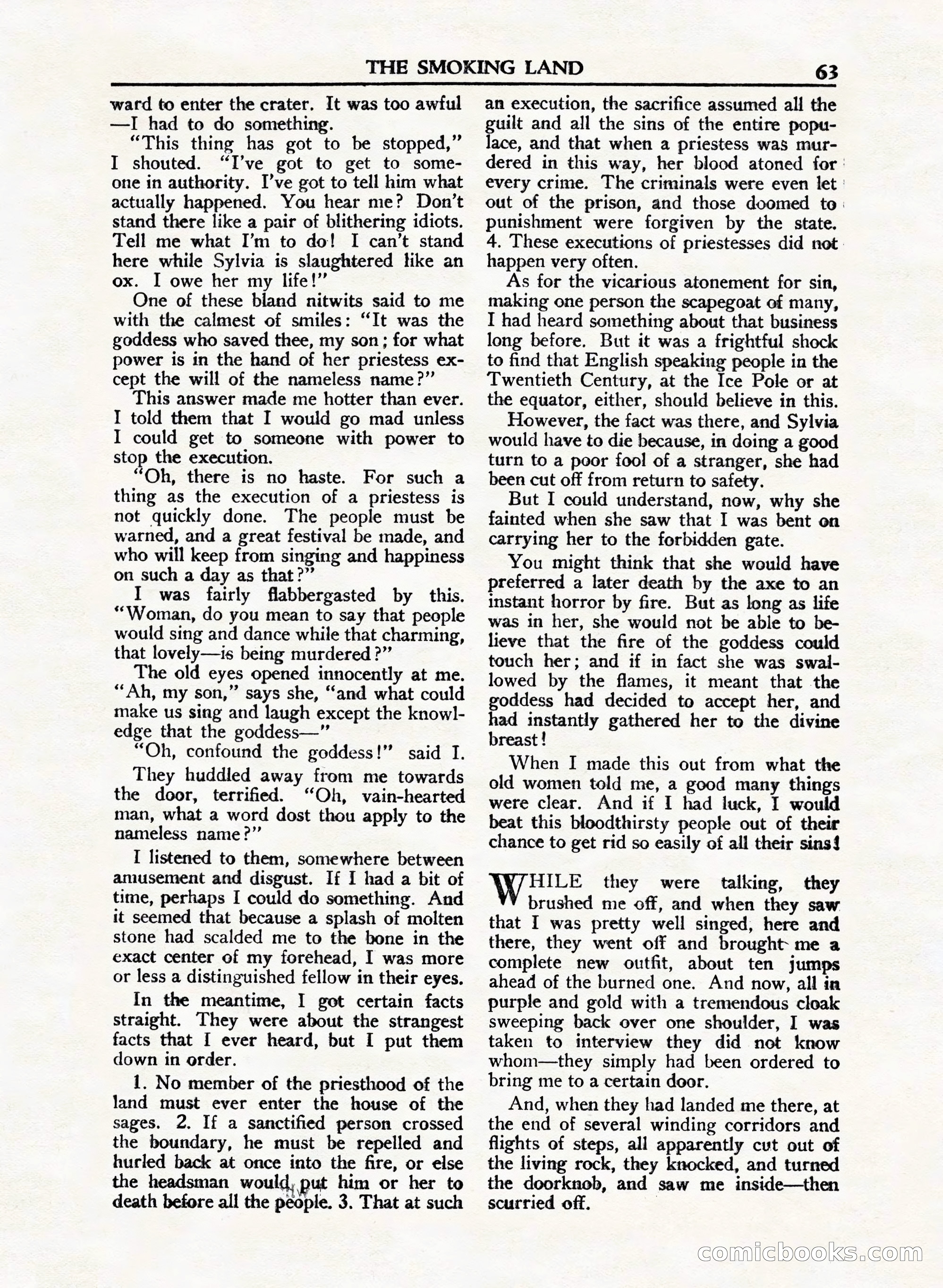 A. Merritt's Fantasy Magazine, February 1950 — page 63 of 132