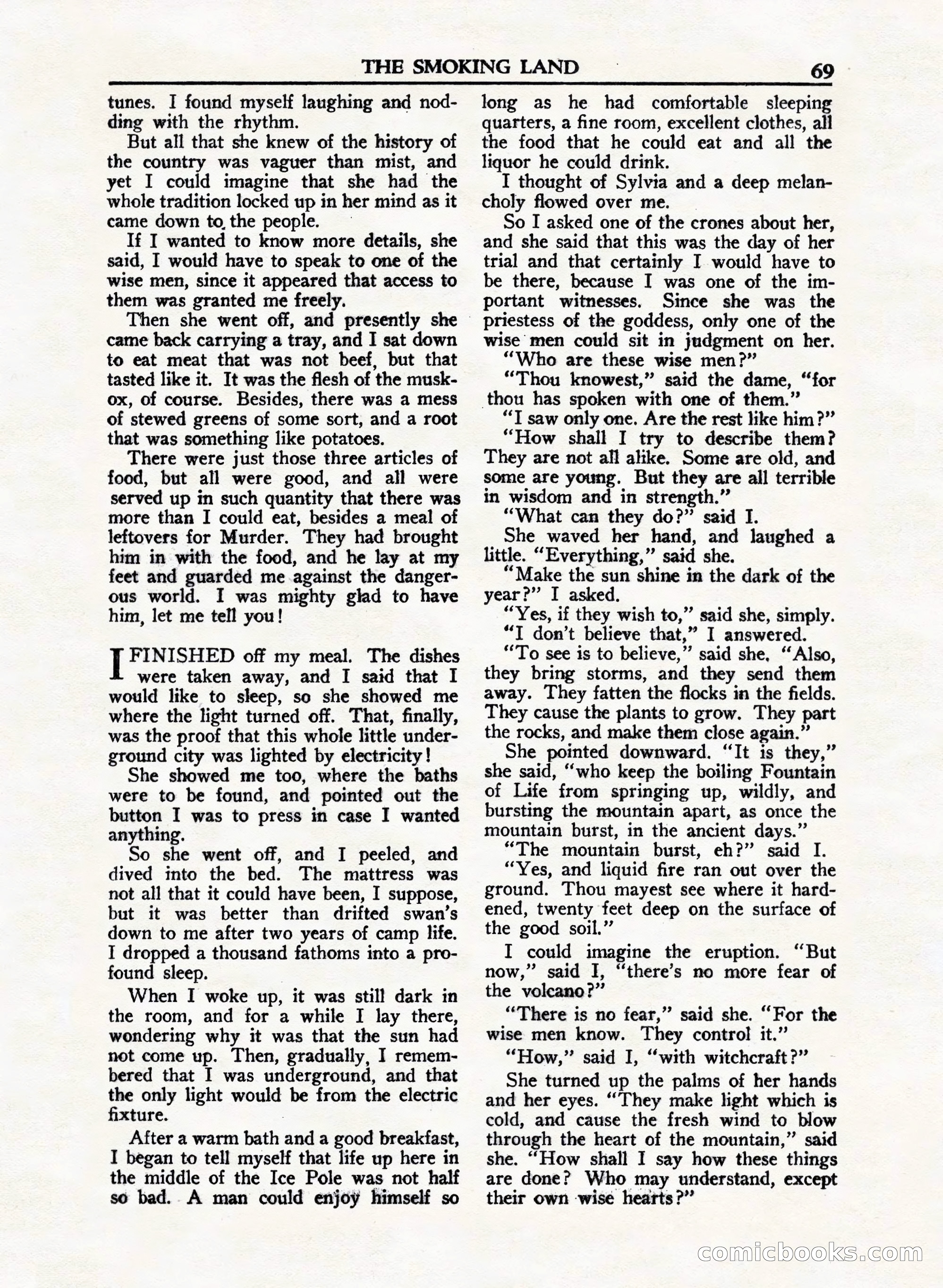 A. Merritt's Fantasy Magazine, February 1950 — page 69 of 132
