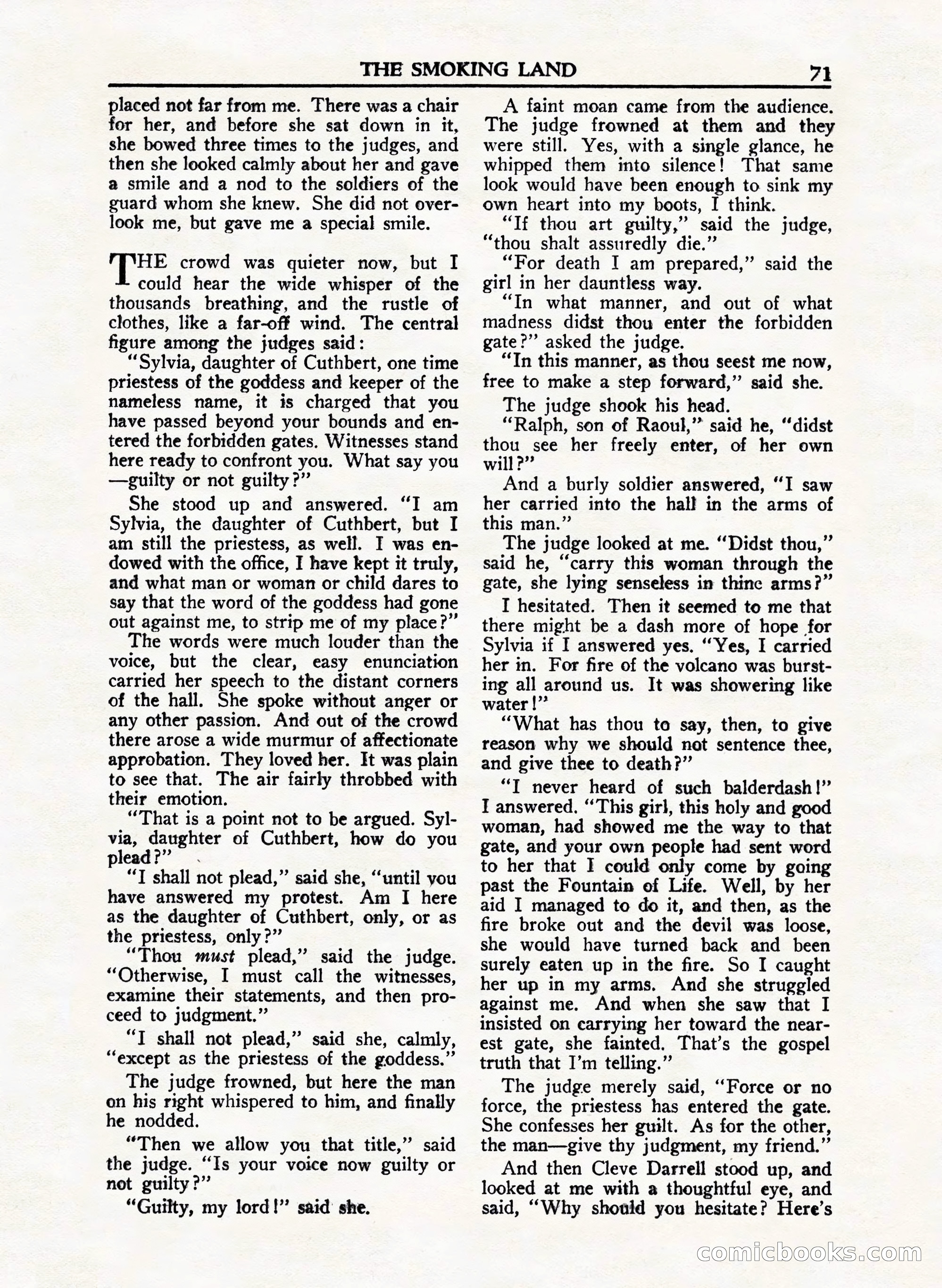 A. Merritt's Fantasy Magazine, February 1950 — page 71 of 132