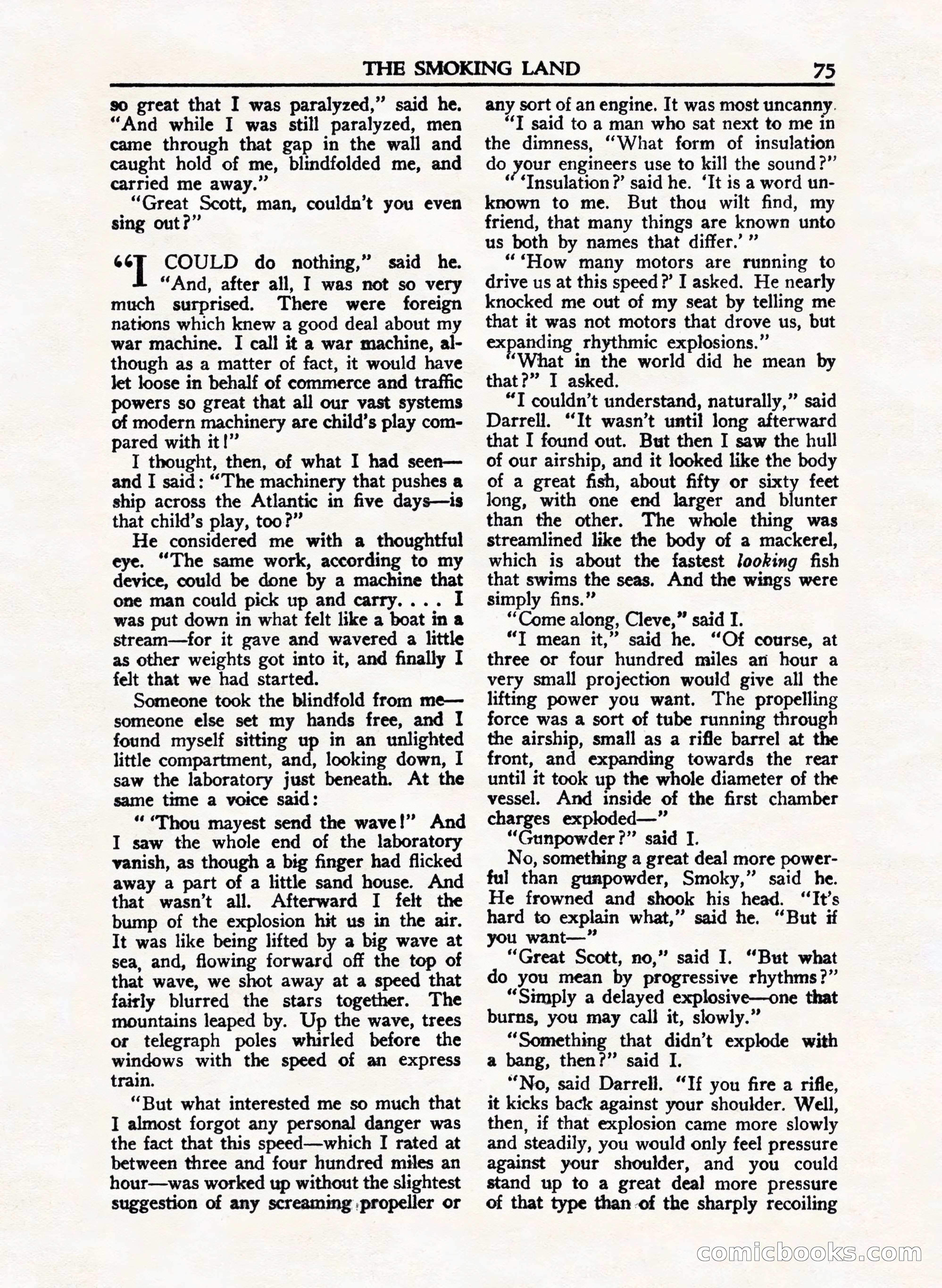 A. Merritt's Fantasy Magazine, February 1950 — page 75 of 132