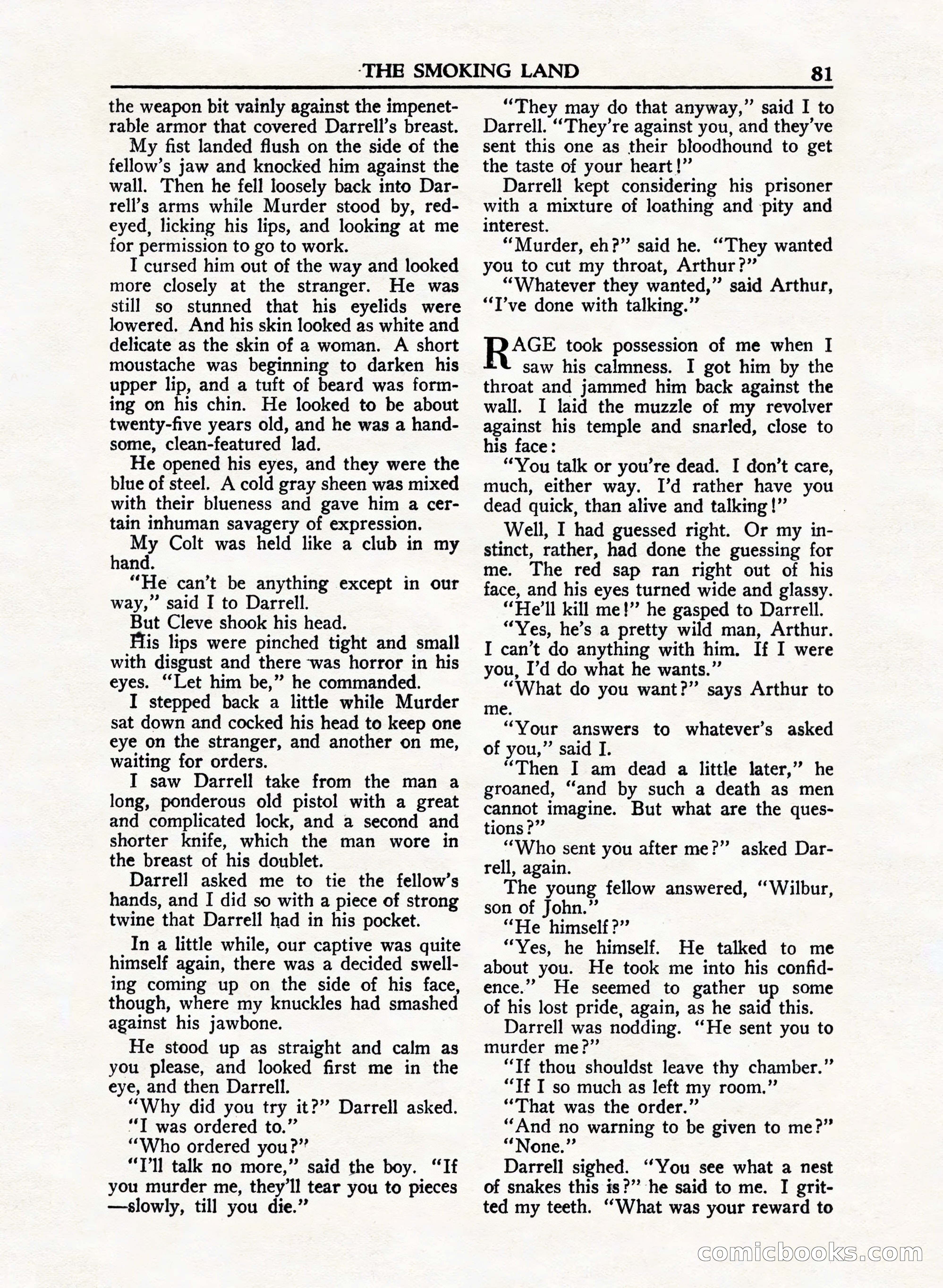 A. Merritt's Fantasy Magazine, February 1950 — page 81 of 132