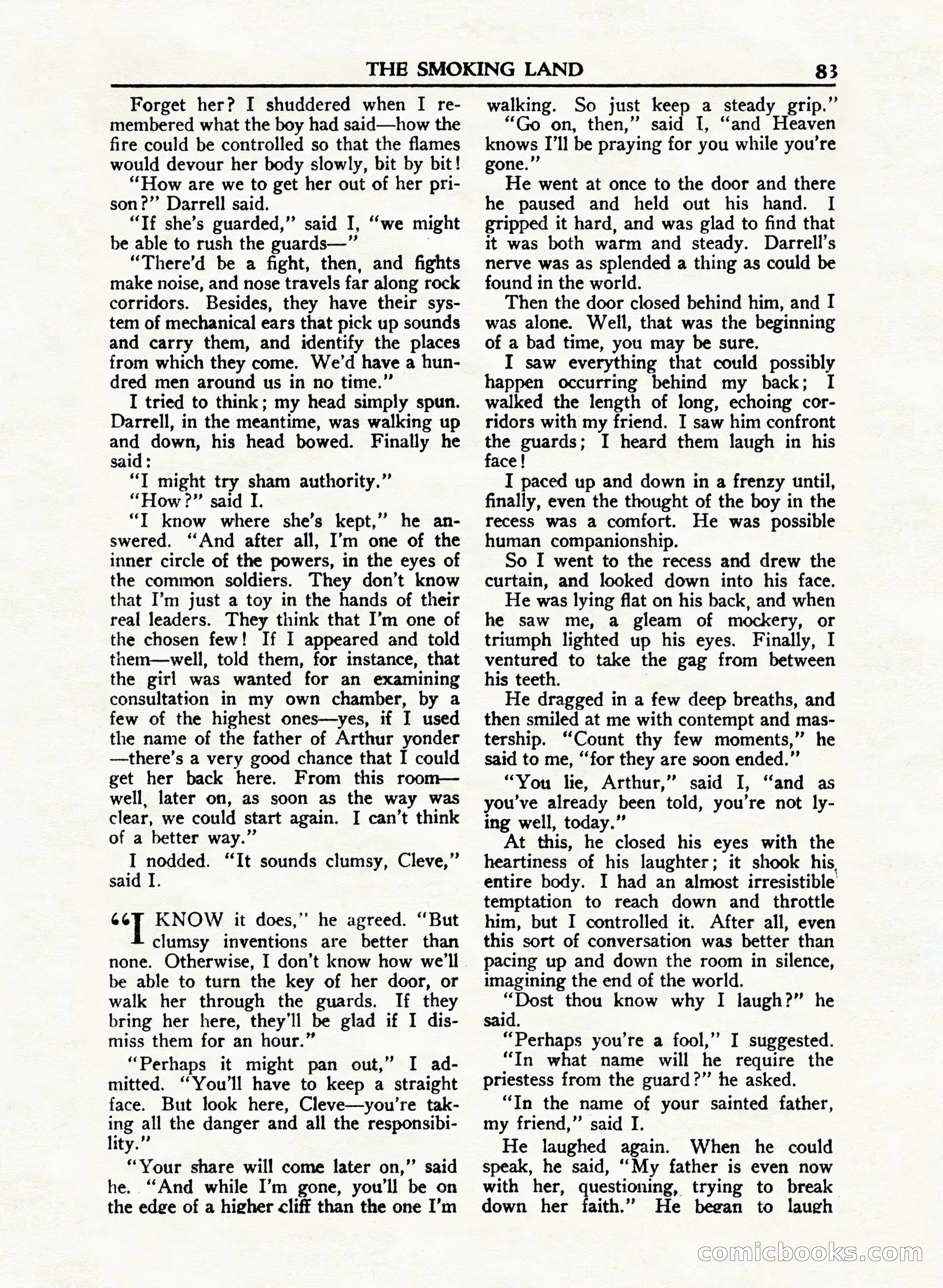 A. Merritt's Fantasy Magazine, February 1950 — page 83 of 132