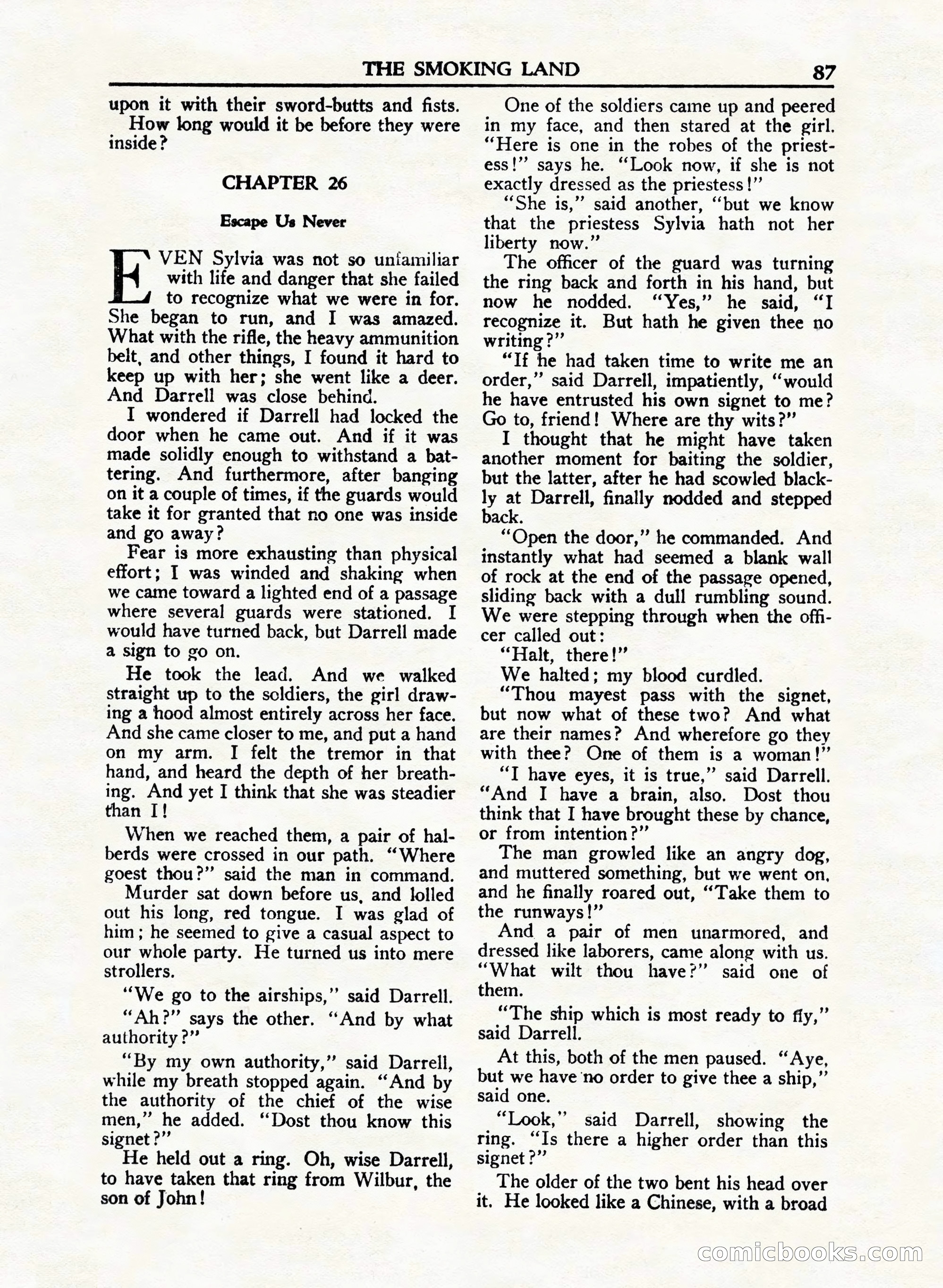 A. Merritt's Fantasy Magazine, February 1950 — page 87 of 132