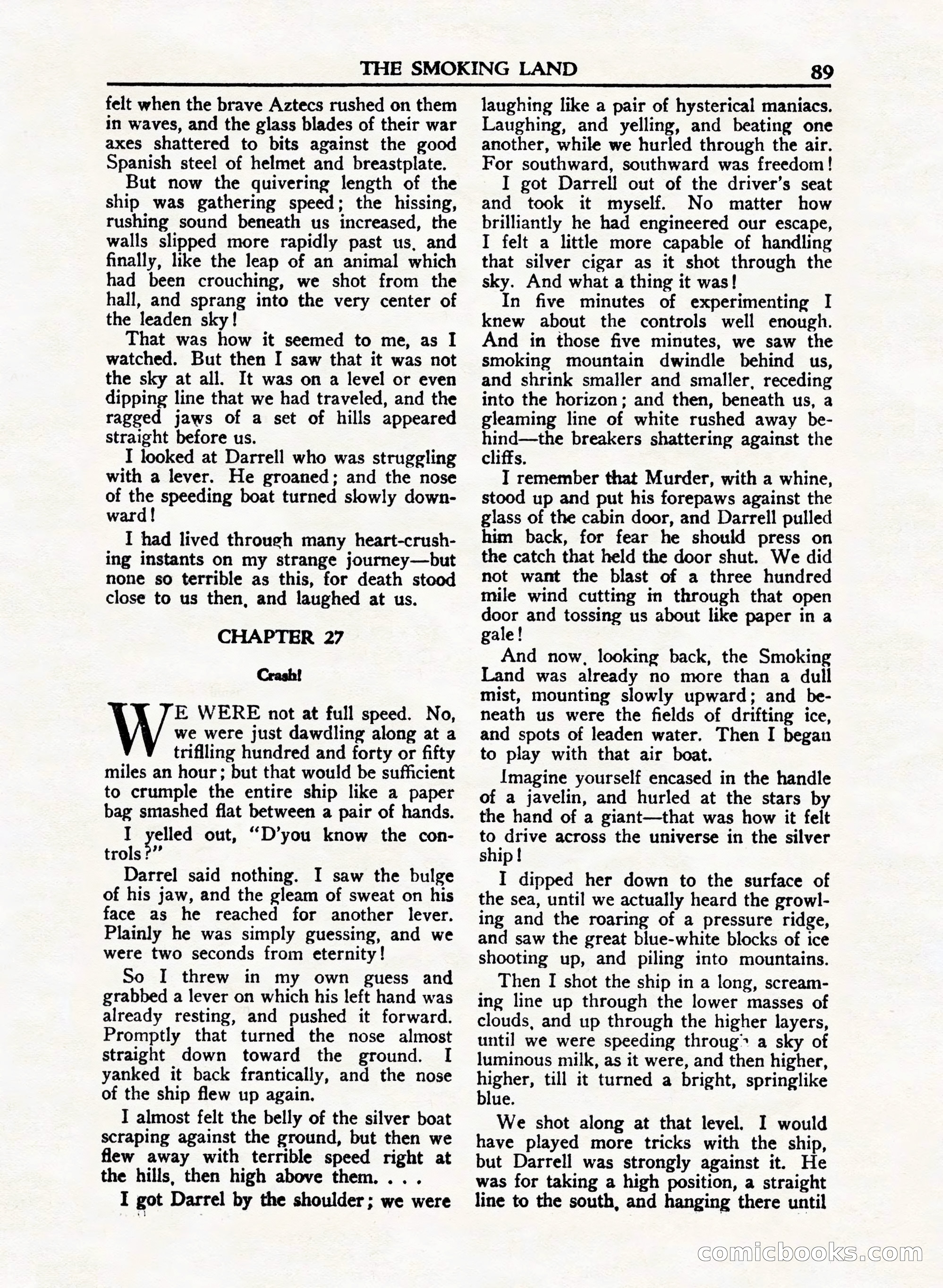 A. Merritt's Fantasy Magazine, February 1950 — page 89 of 132