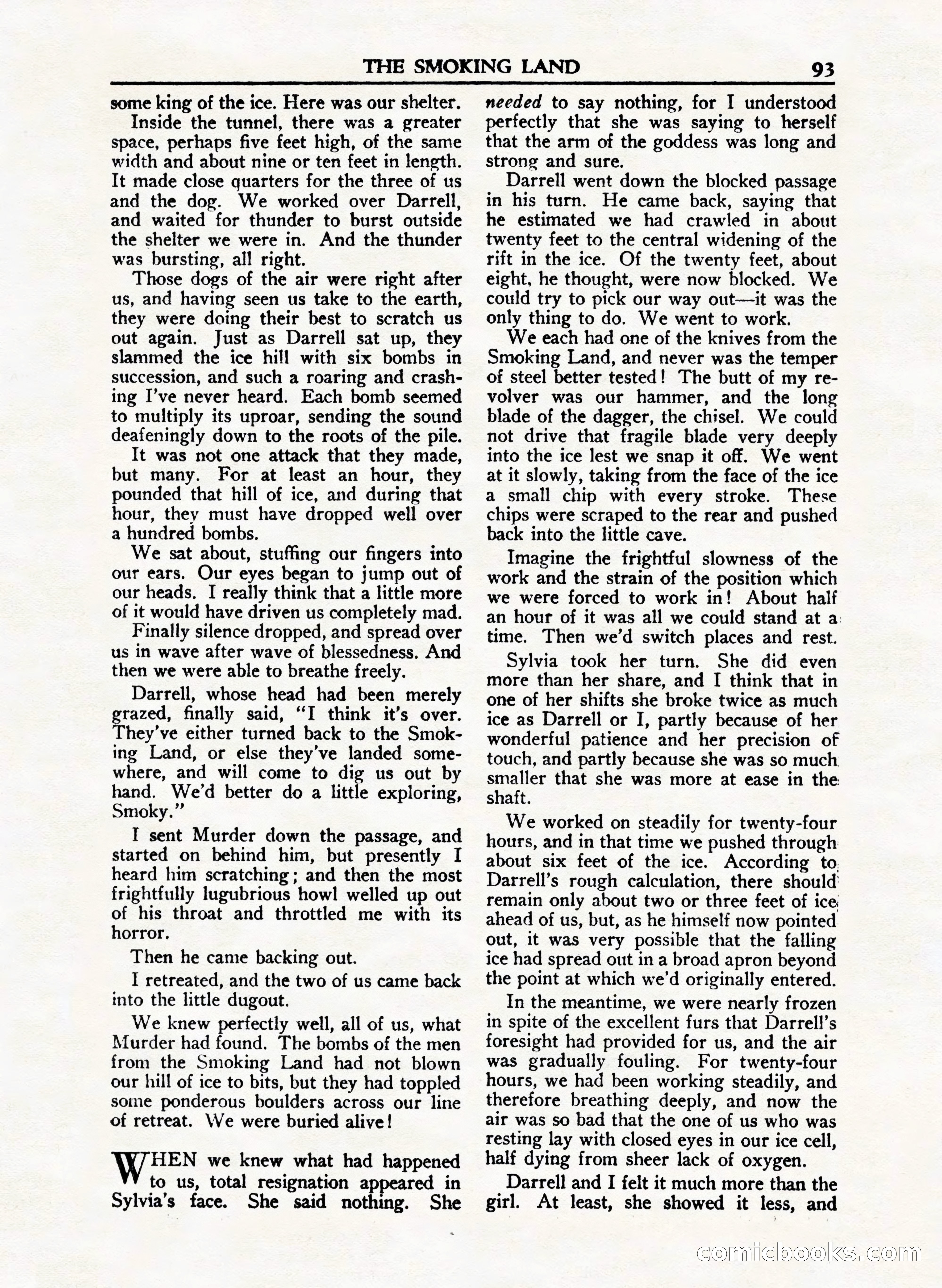 A. Merritt's Fantasy Magazine, February 1950 — page 93 of 132