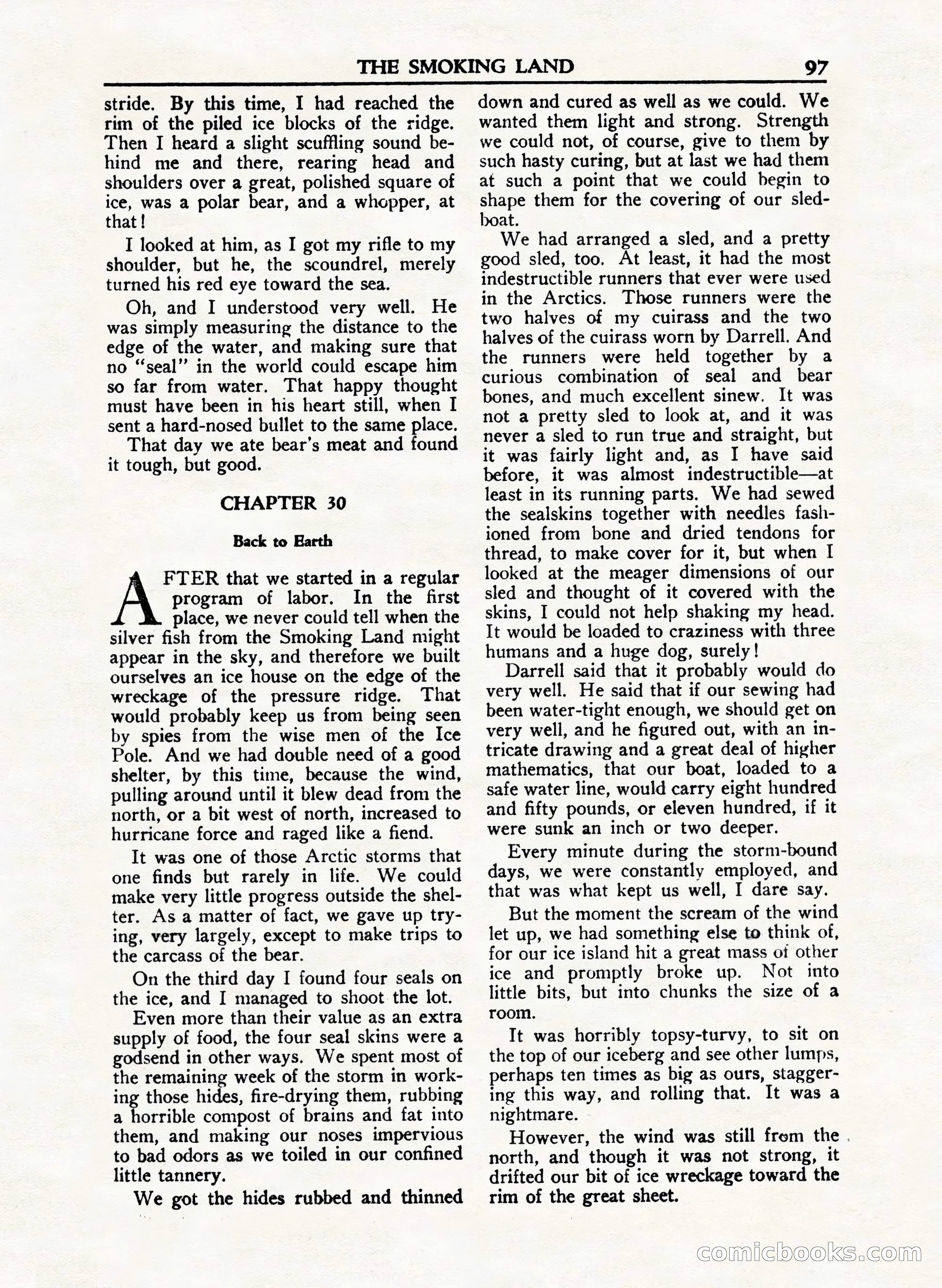 A. Merritt's Fantasy Magazine, February 1950 — page 97 of 132