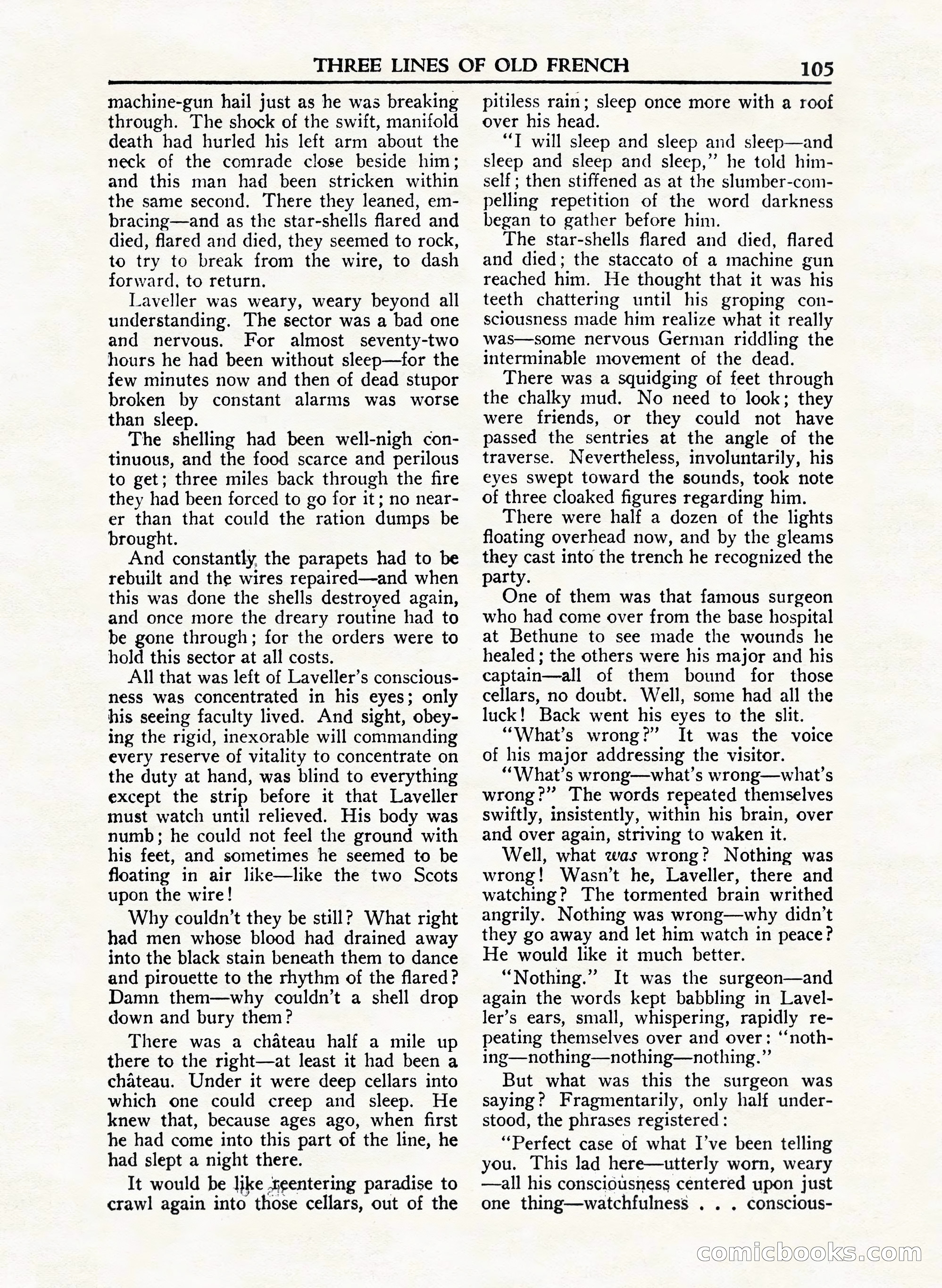 A. Merritt's Fantasy Magazine, February 1950 — page 105 of 132