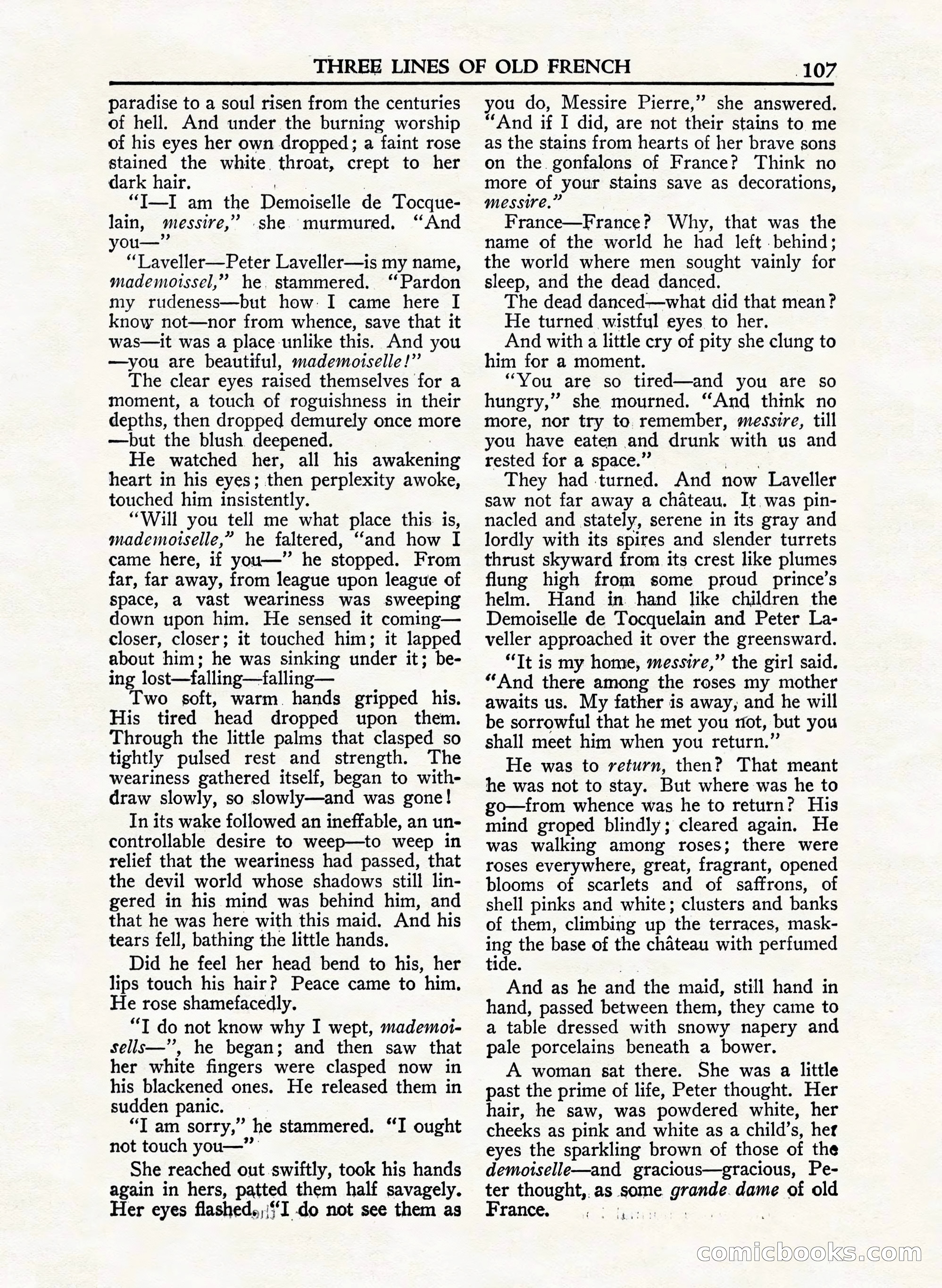 A. Merritt's Fantasy Magazine, February 1950 — page 107 of 132