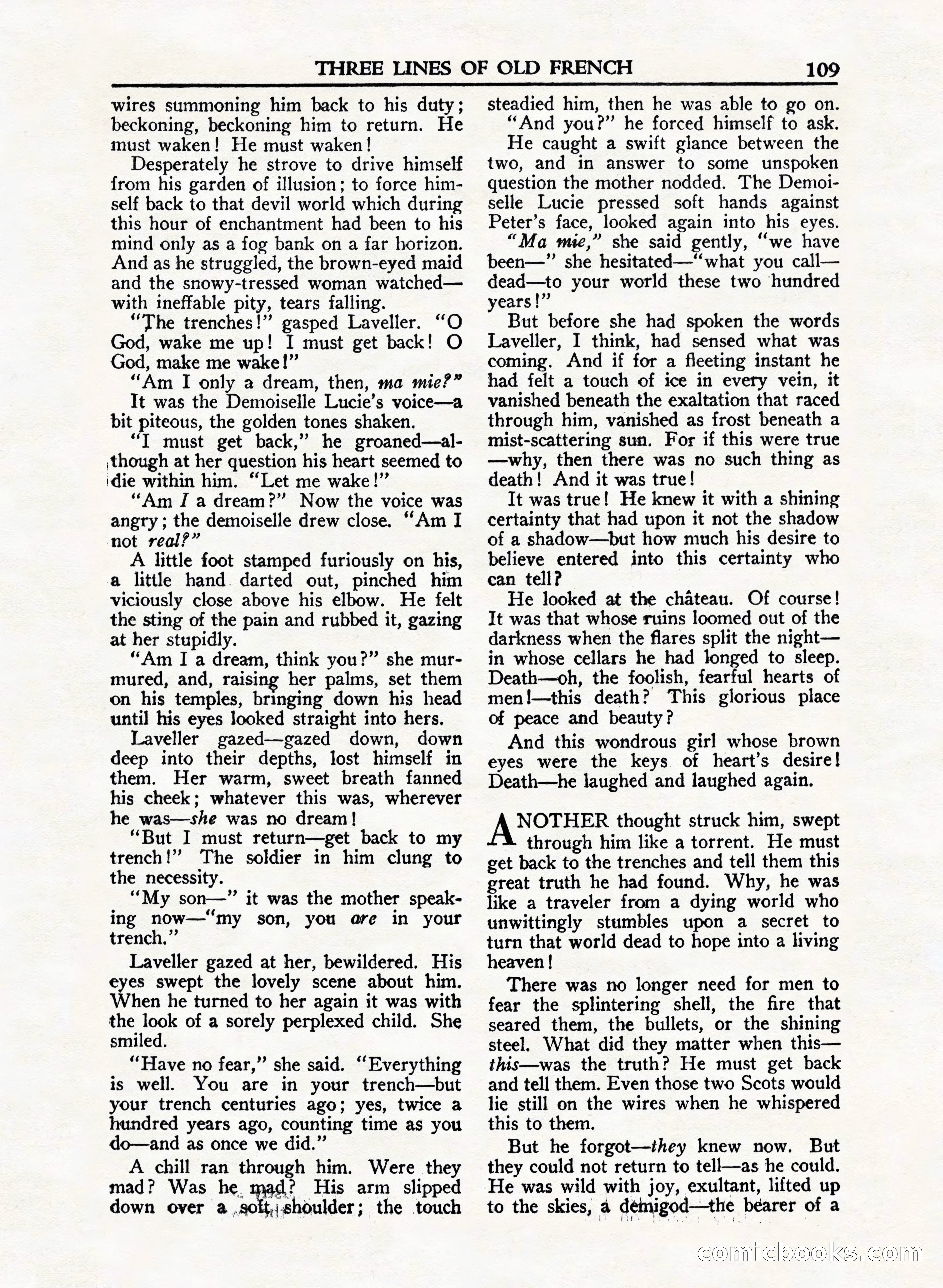 A. Merritt's Fantasy Magazine, February 1950 — page 109 of 132