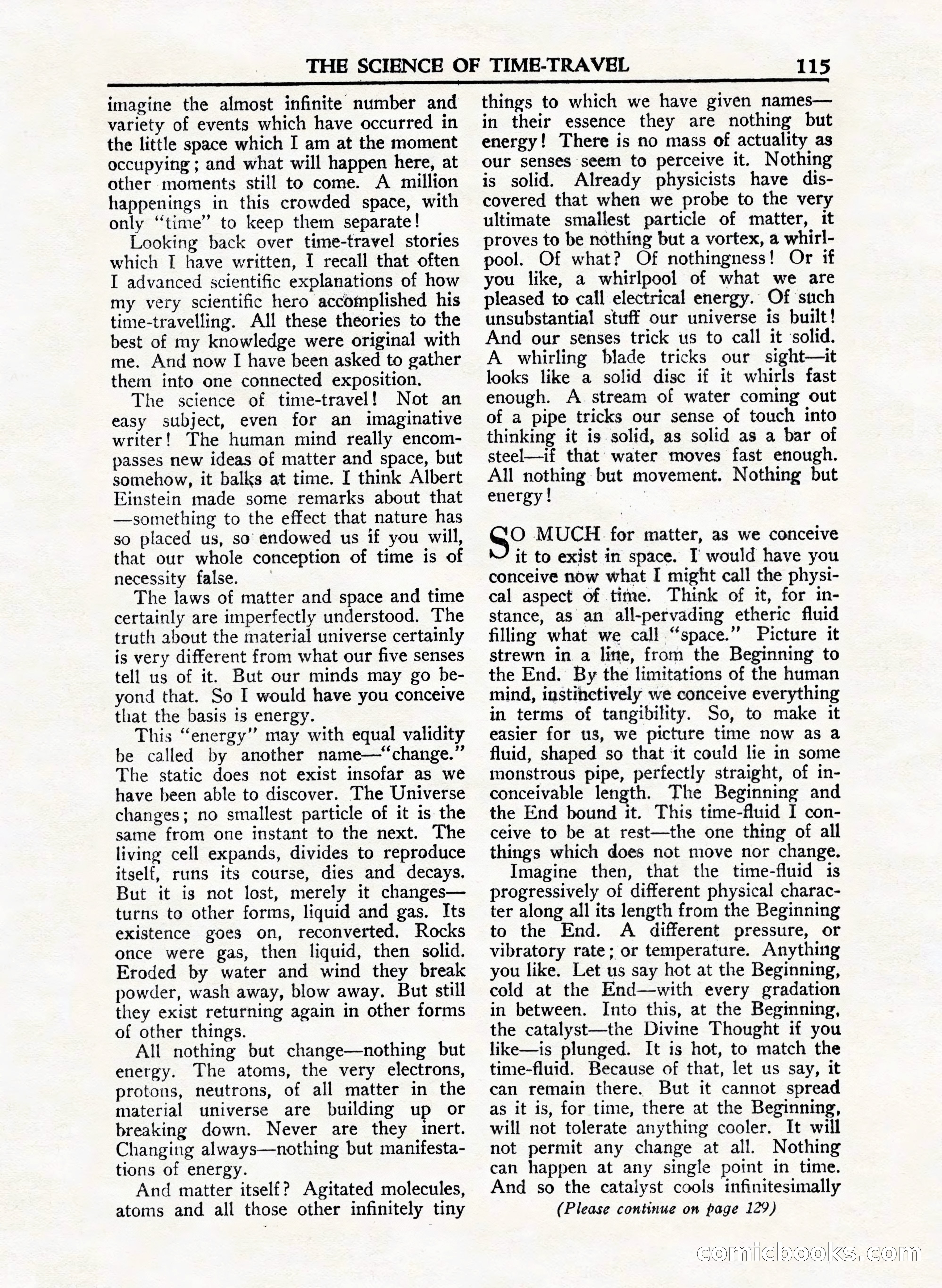 A. Merritt's Fantasy Magazine, February 1950 — page 115 of 132