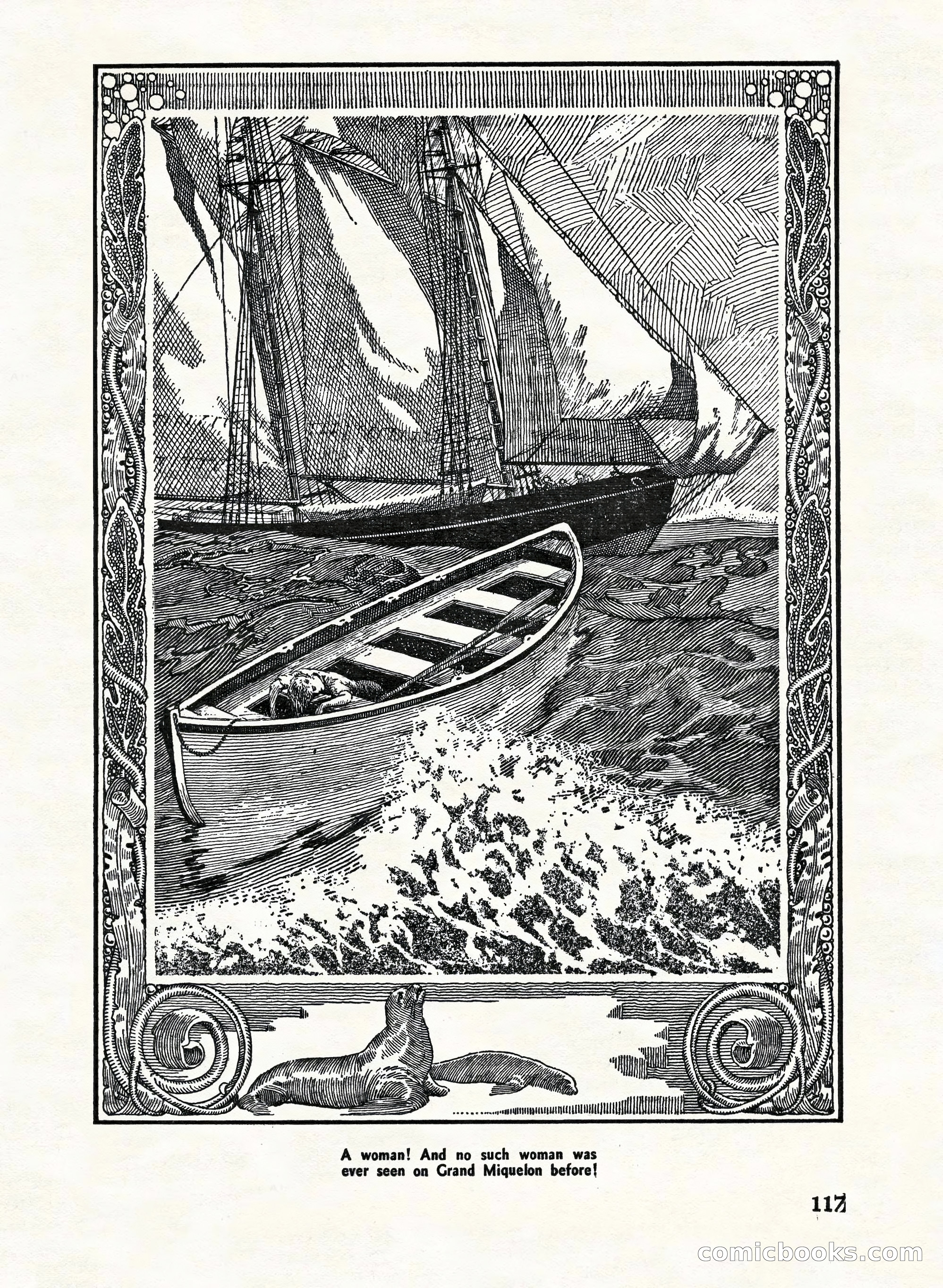 A. Merritt's Fantasy Magazine, February 1950 — page 117 of 132