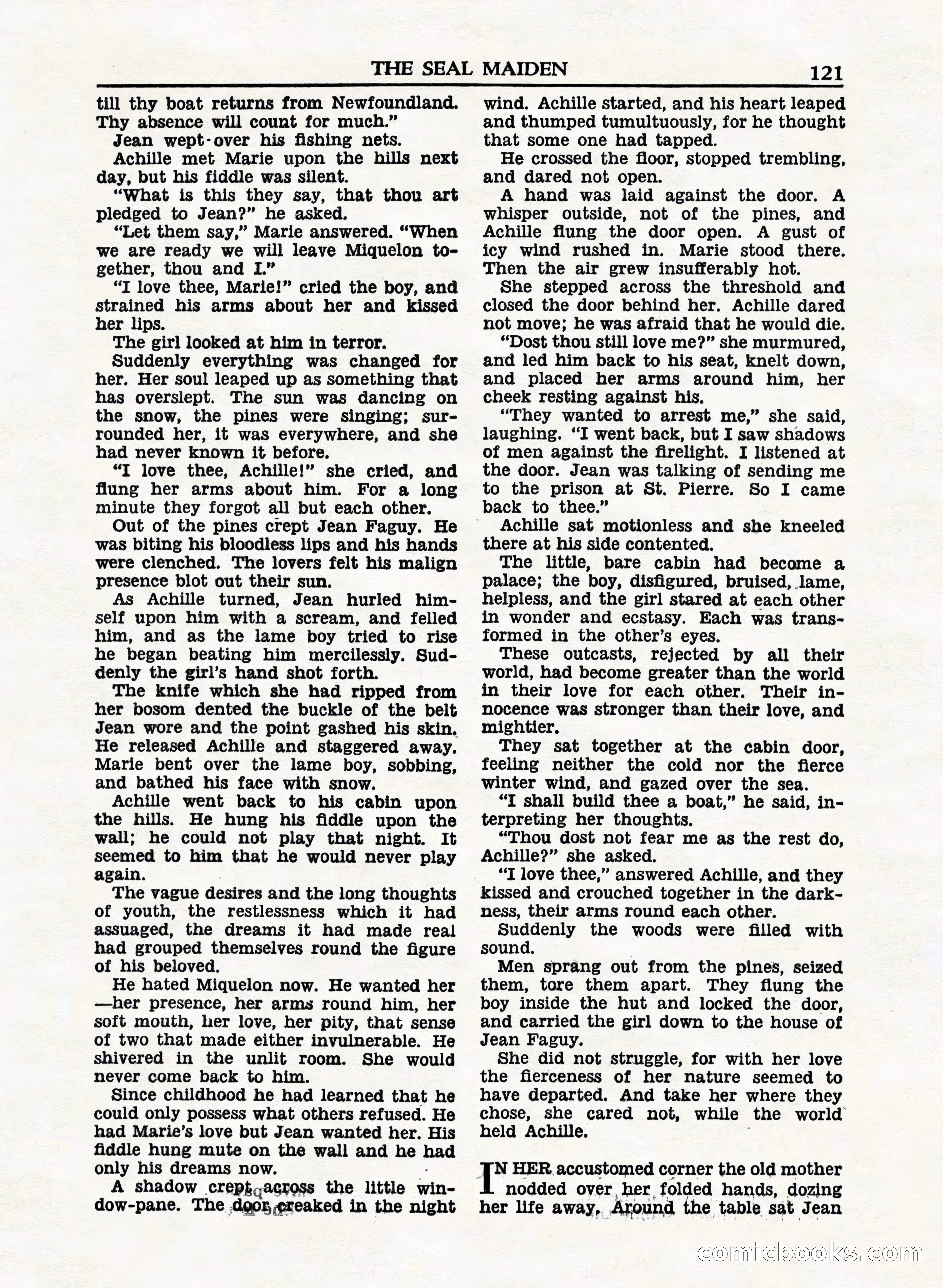 A. Merritt's Fantasy Magazine, February 1950 — page 121 of 132