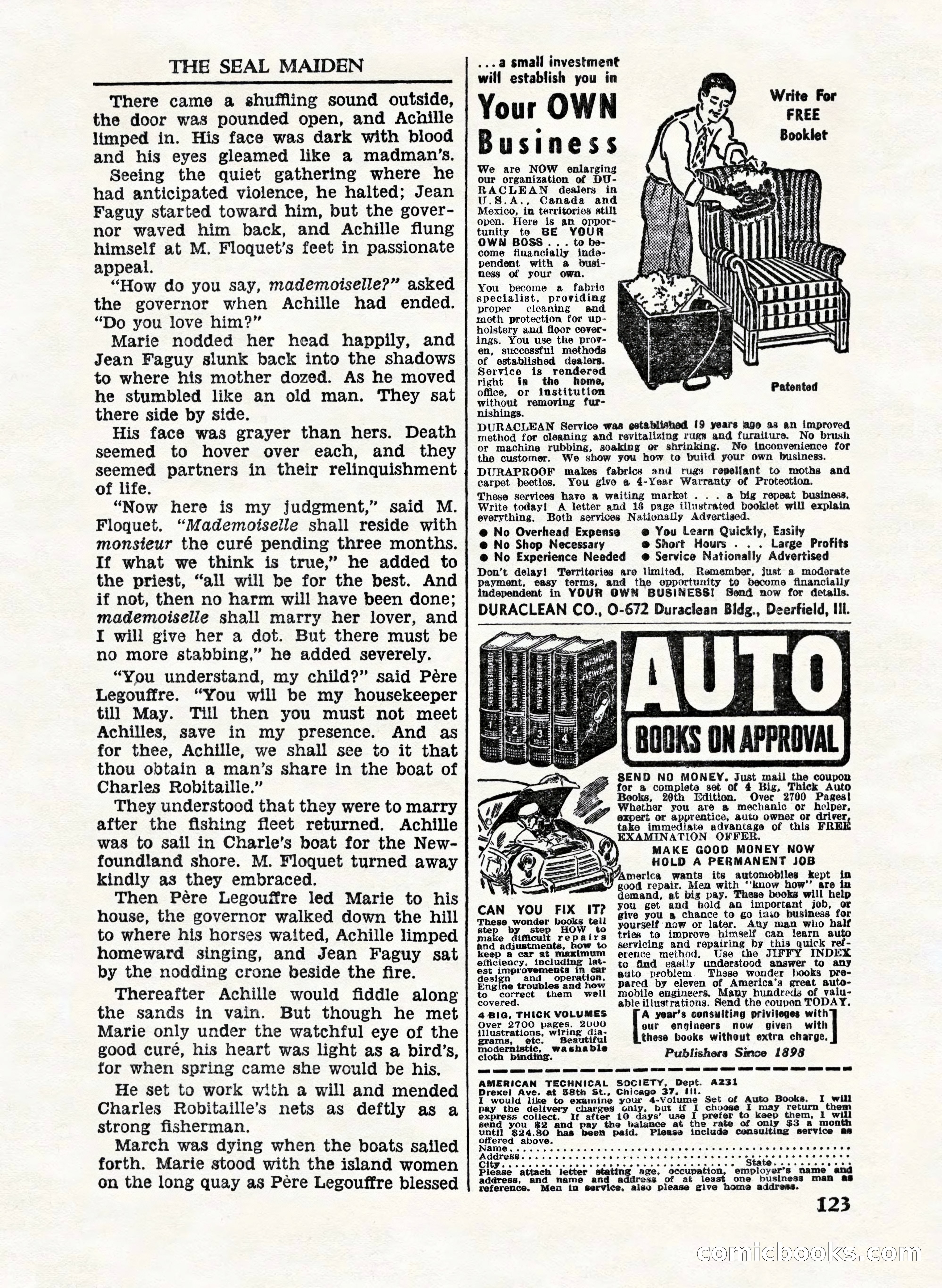 A. Merritt's Fantasy Magazine, February 1950 — page 123 of 132