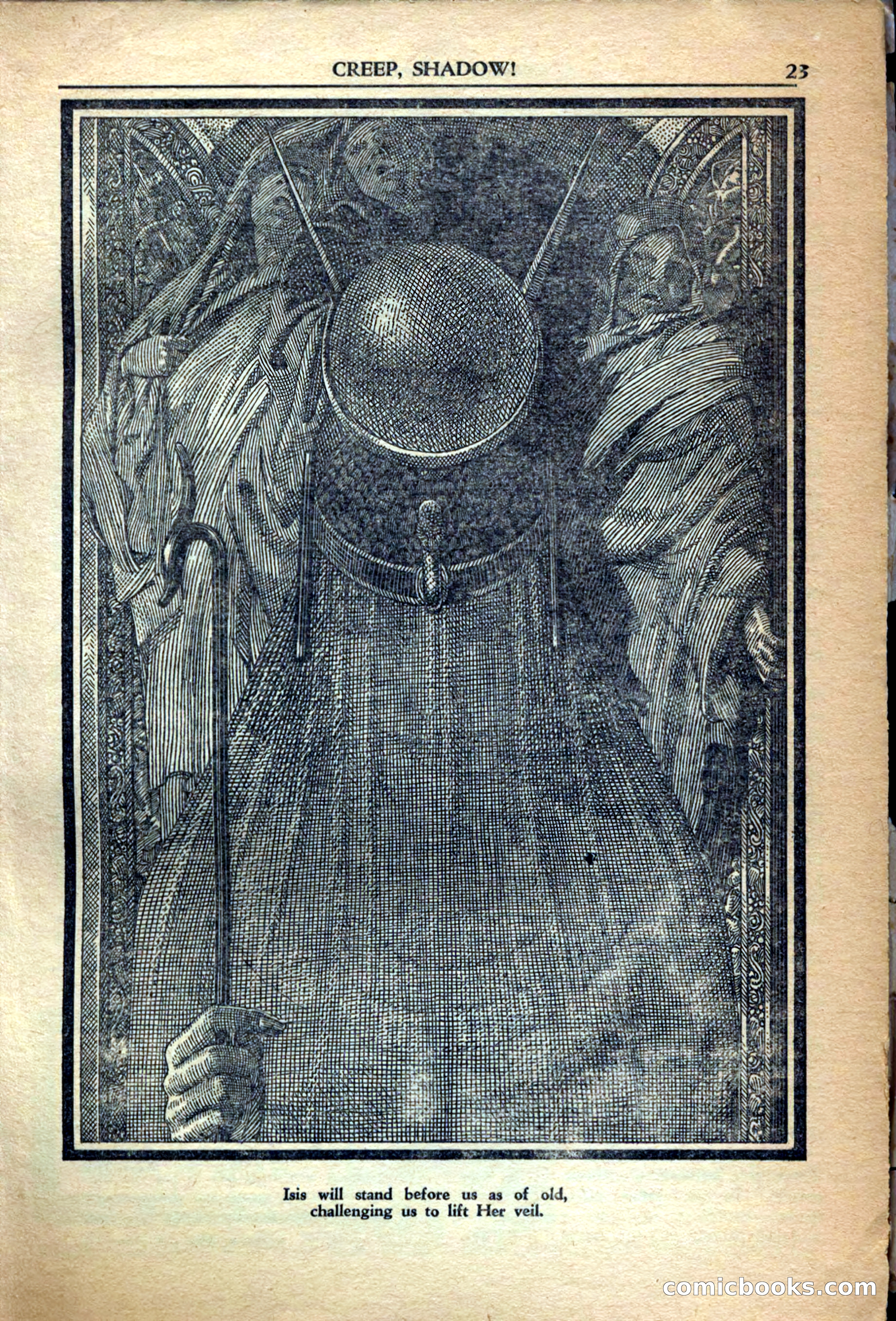 A. Merritt's Fantasy Magazine, December 1949 — page 23 of 133