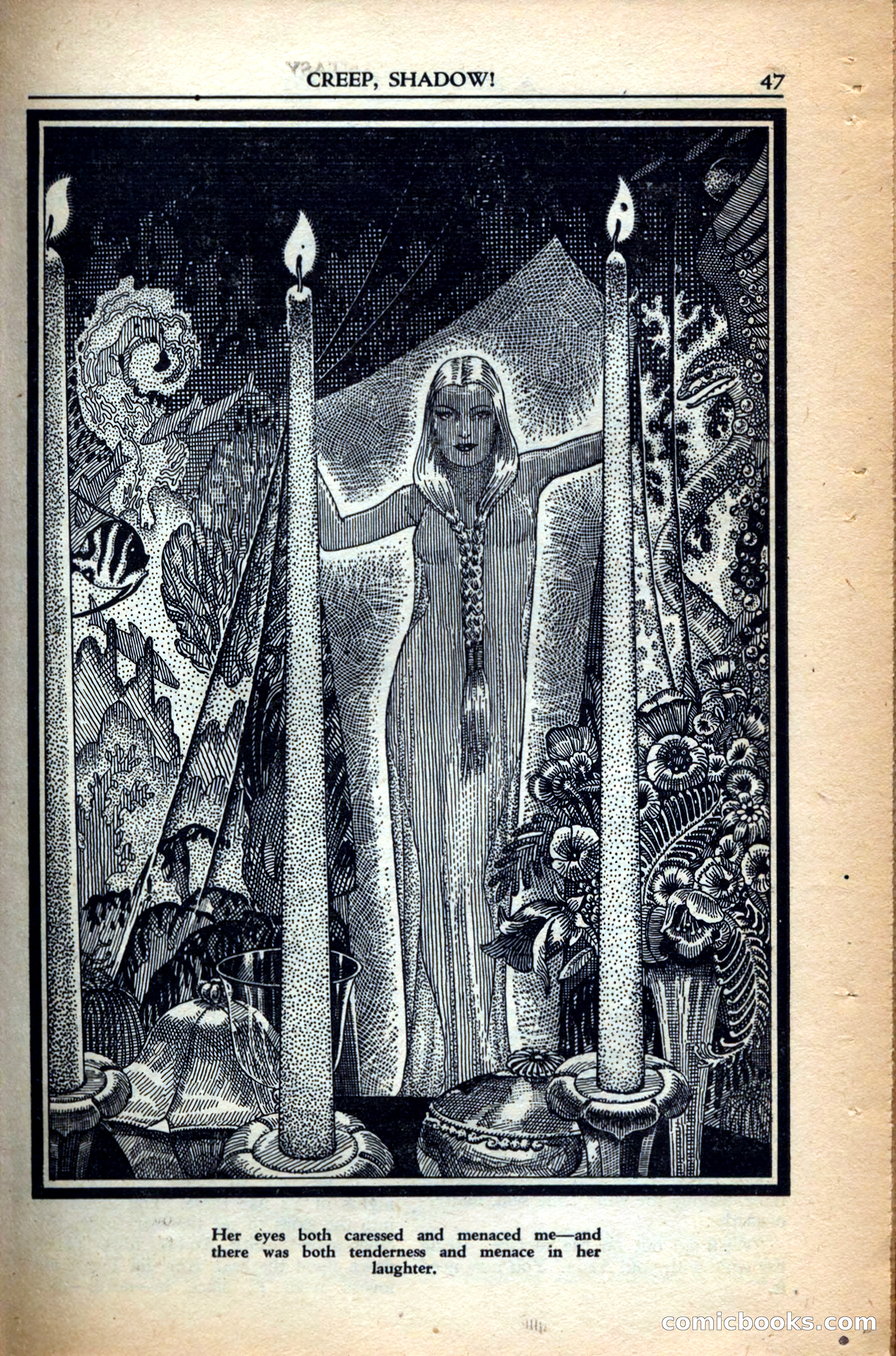 A. Merritt's Fantasy Magazine, December 1949 — page 47 of 132
