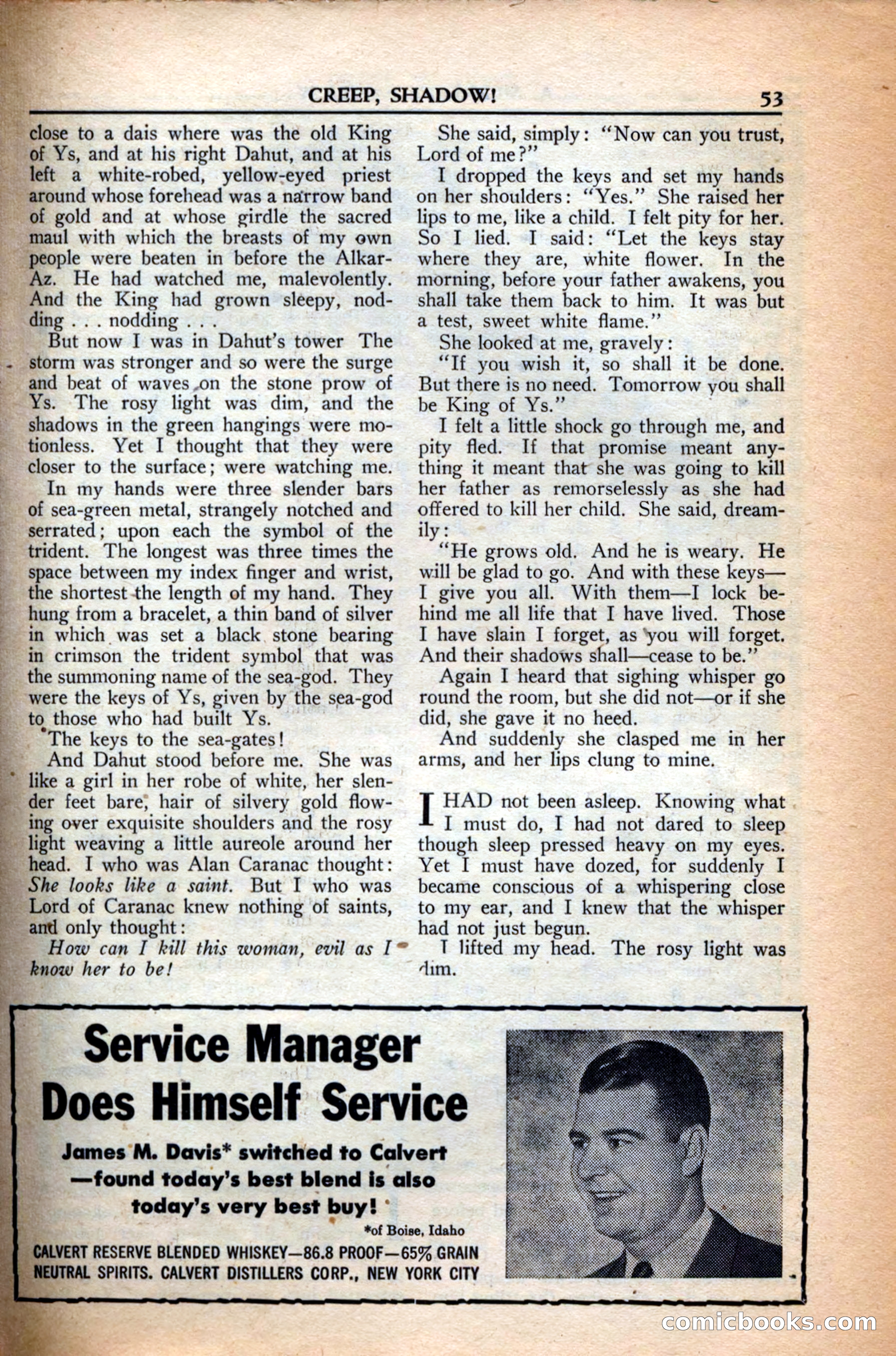 A. Merritt's Fantasy Magazine, December 1949 — page 53 of 132
