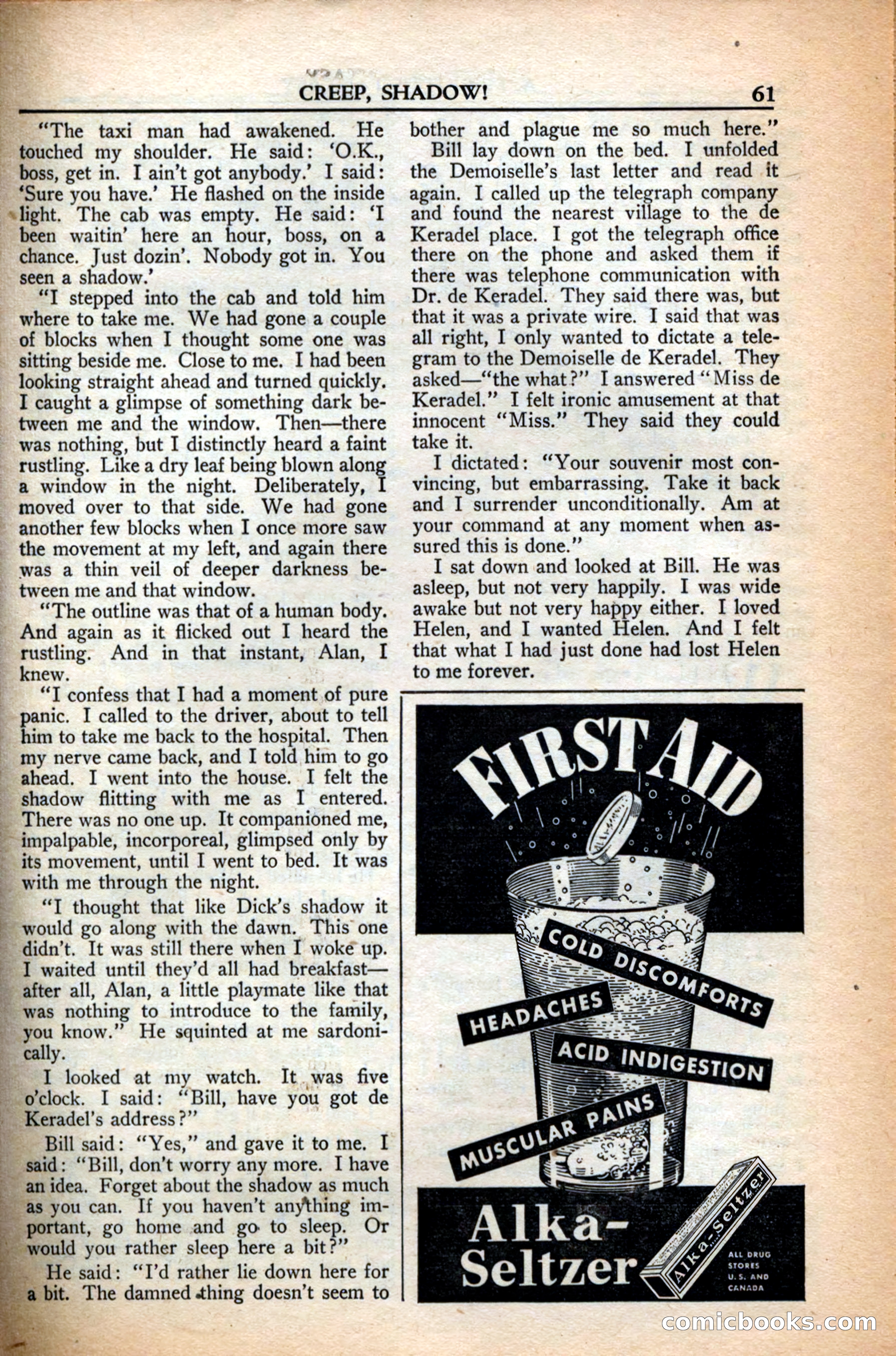 A. Merritt's Fantasy Magazine, December 1949 — page 61 of 132