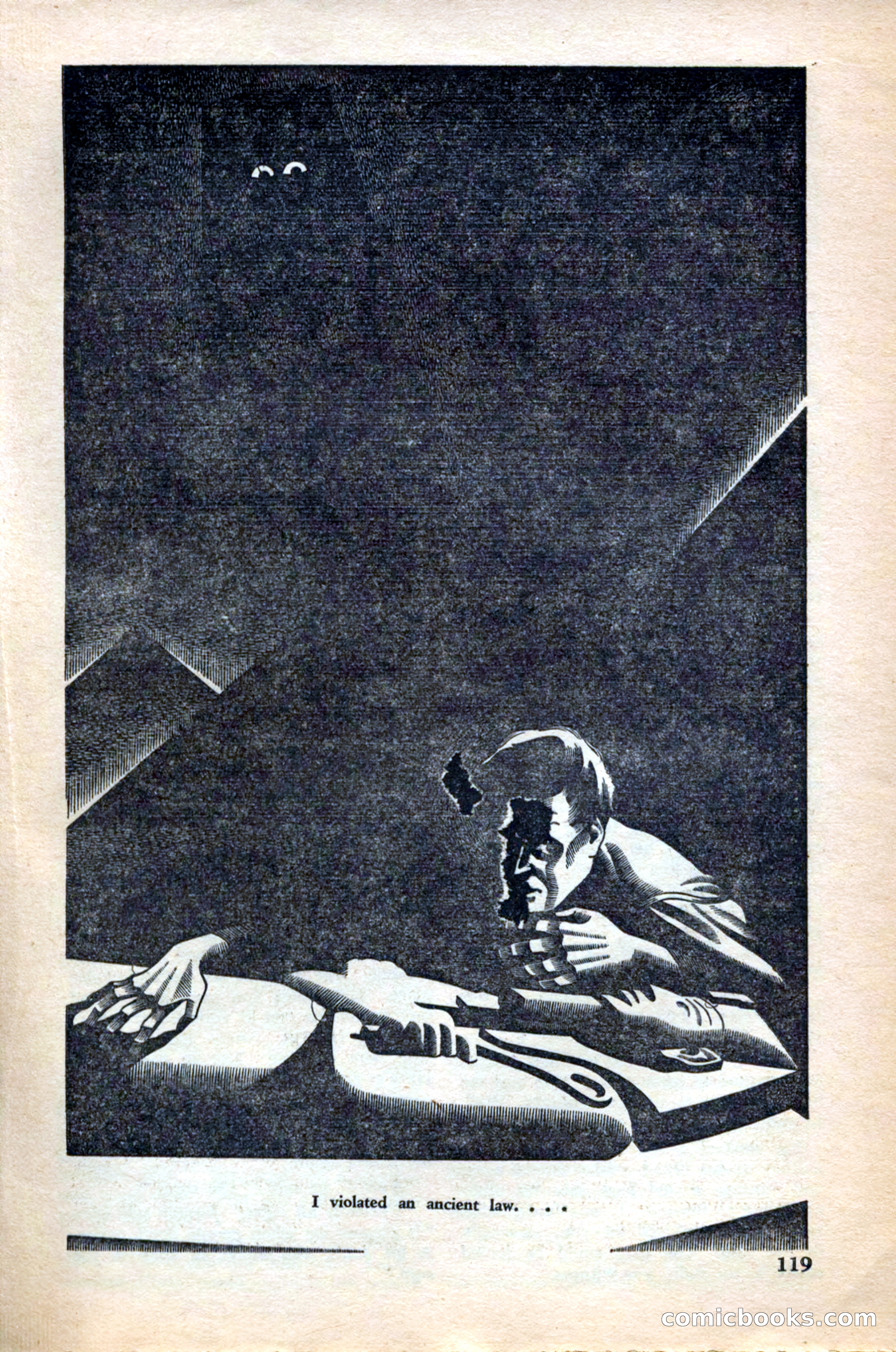 A. Merritt's Fantasy Magazine, December 1949 — page 119 of 132