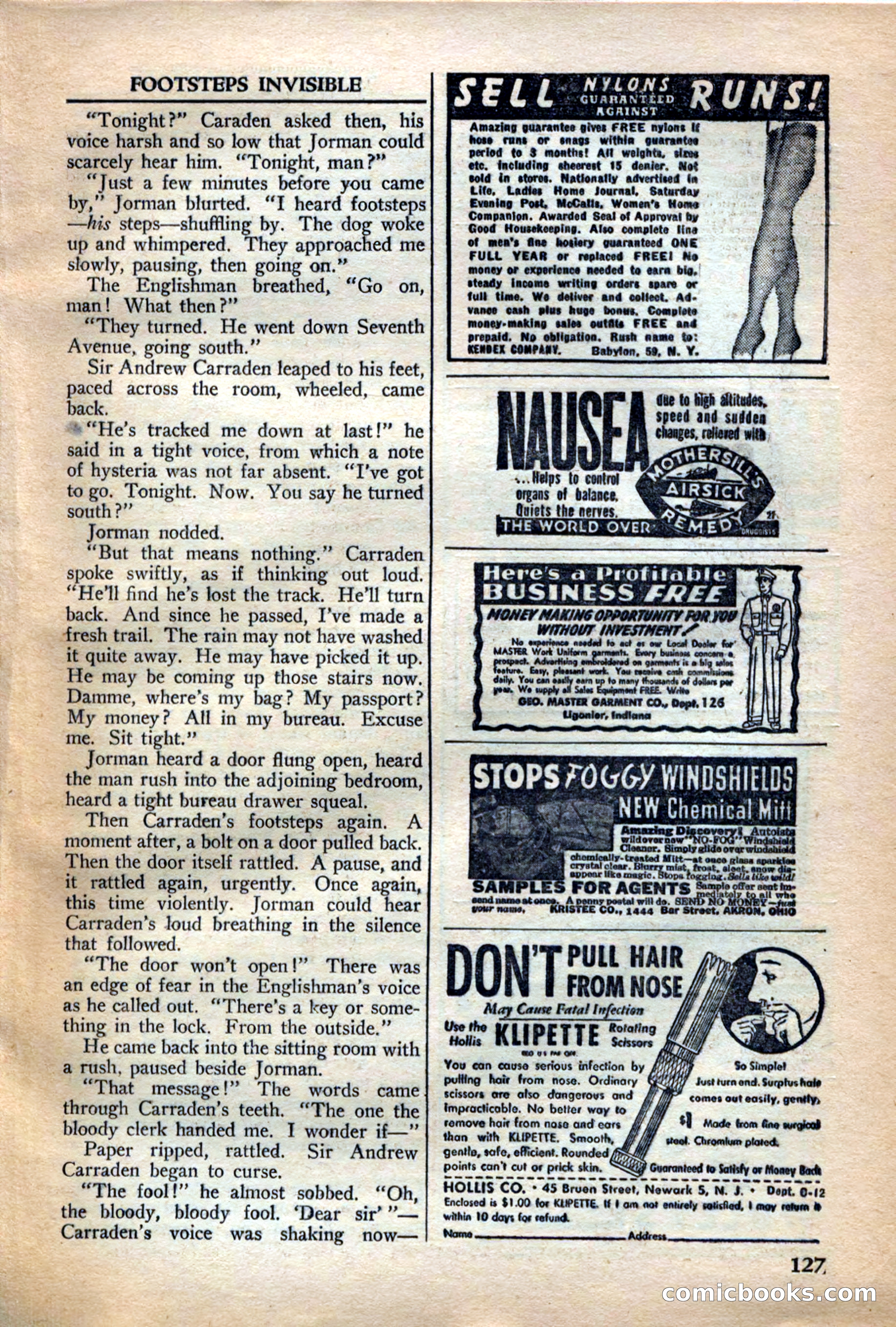 A. Merritt's Fantasy Magazine, December 1949 — page 127 of 132